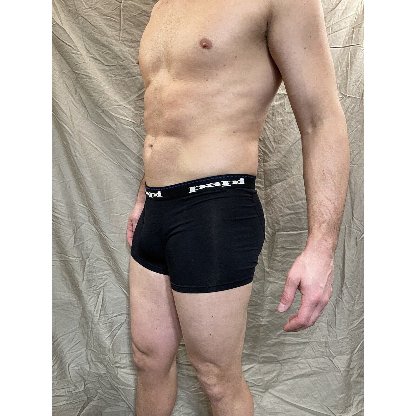 men's black papi small compression shorts