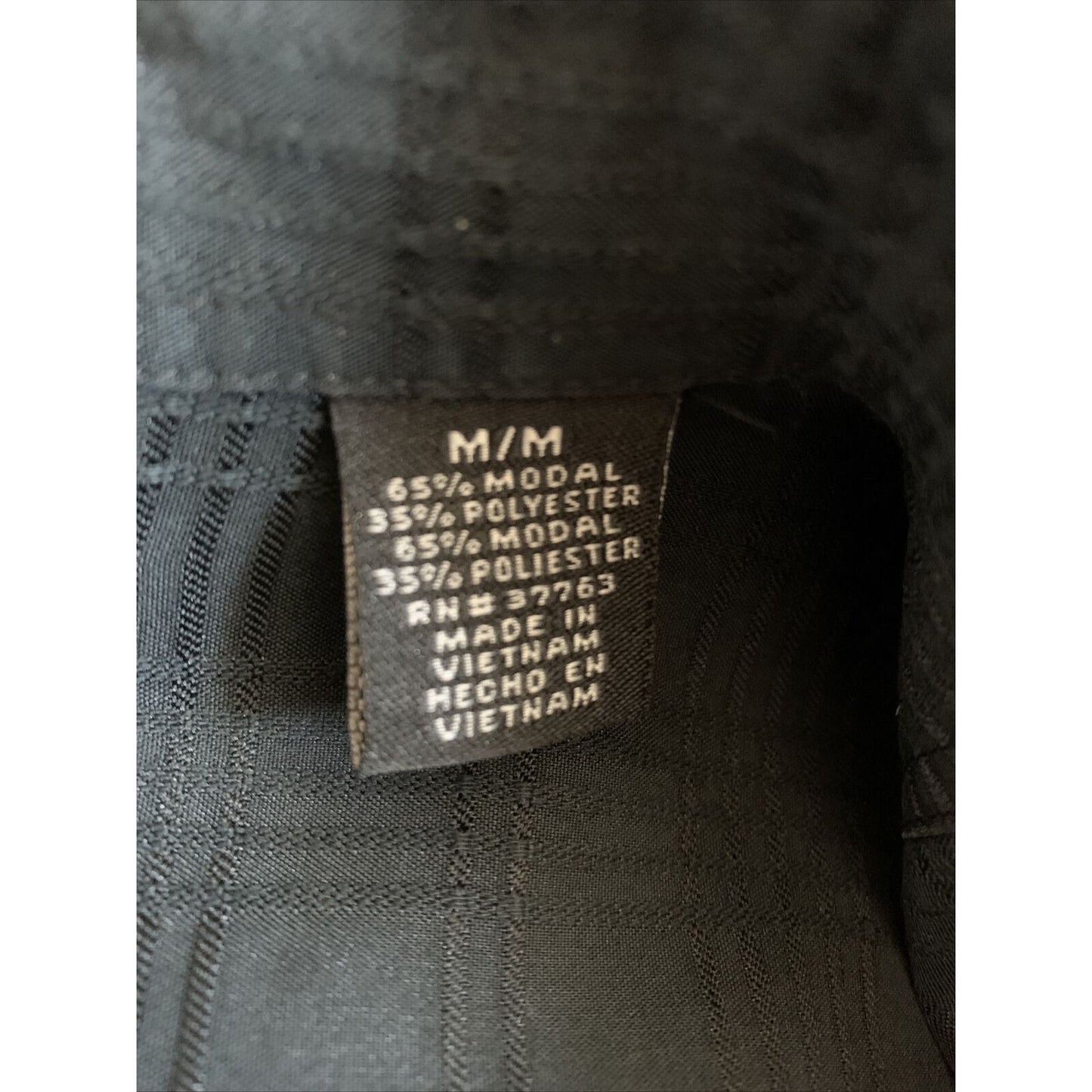 John Henry Ultra Feel Medium Black 65% Modal 35% Poly Blend Casual Men's Shirt