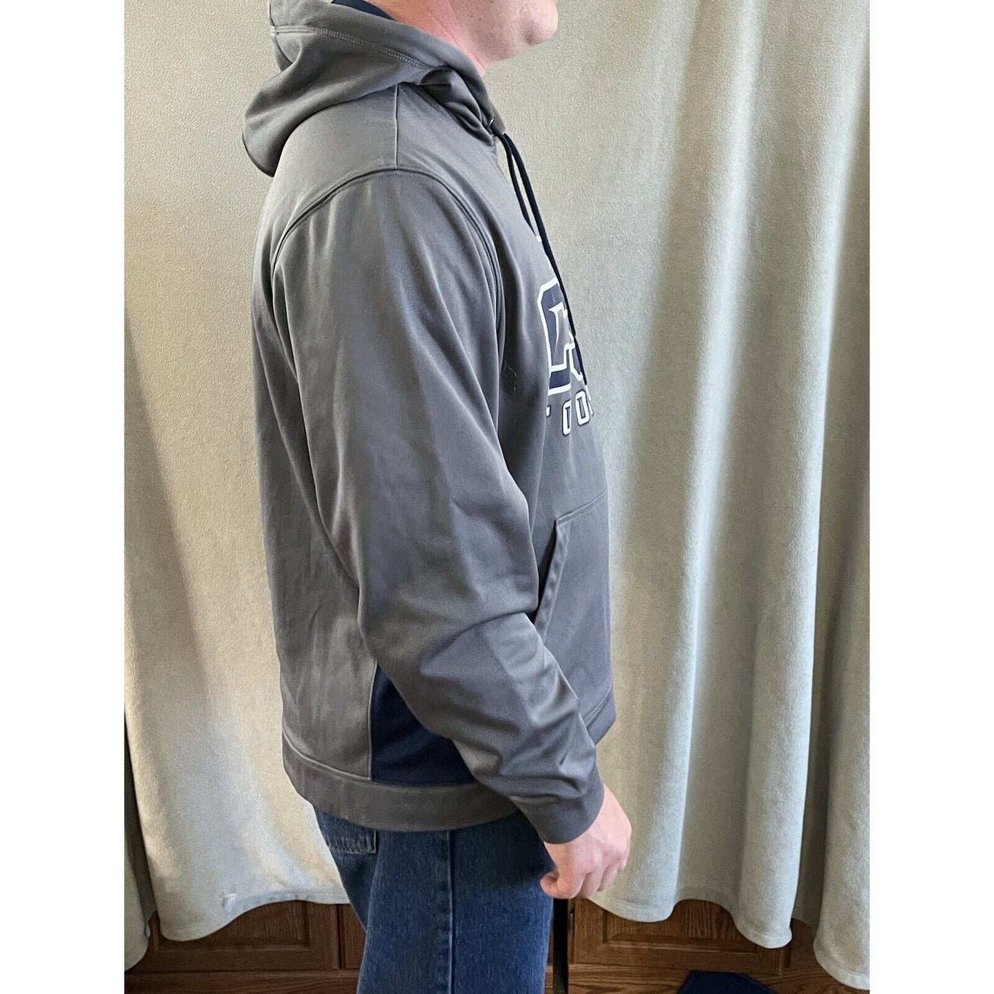 Sport Tek Men’s Large Hoodie Gray CSCS Football