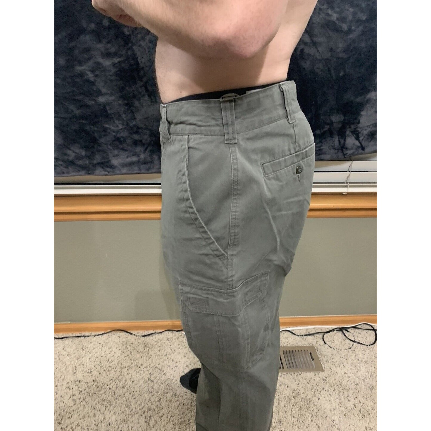 Denver Hayes Gray Cargo Pants 36 X 32