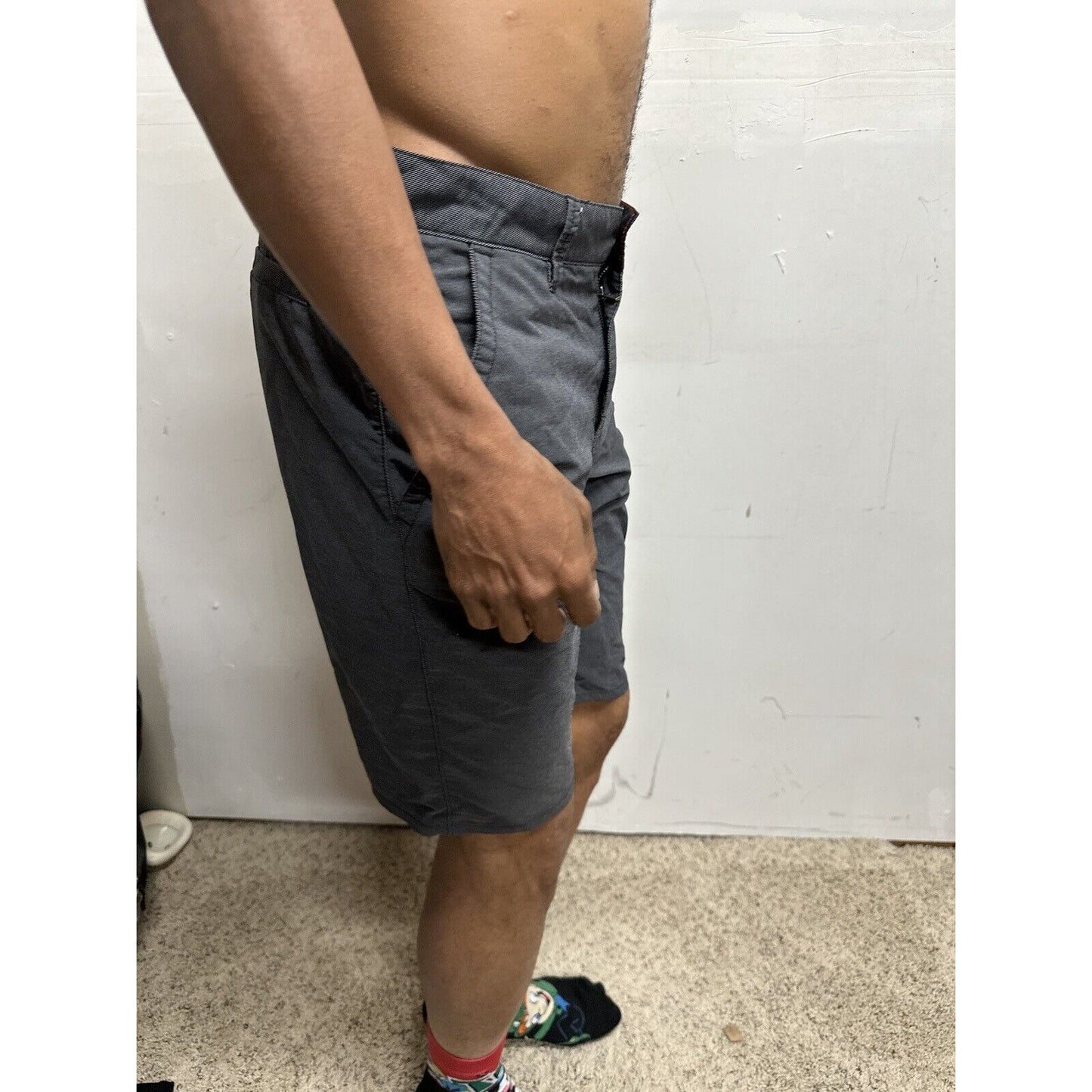 Men’s Next Level Series Tony Hawk Gray Black Size 30 Shorts