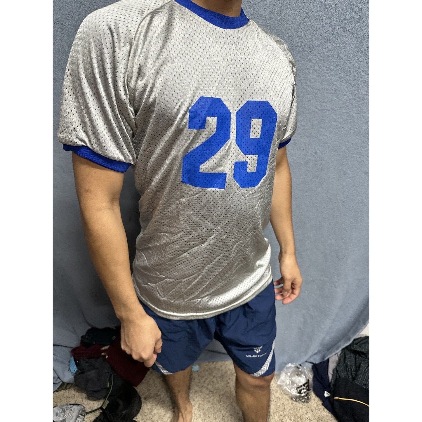 Men’s USAFa Air Force Academy Cadet Team Jersey Double Sided Size Medium