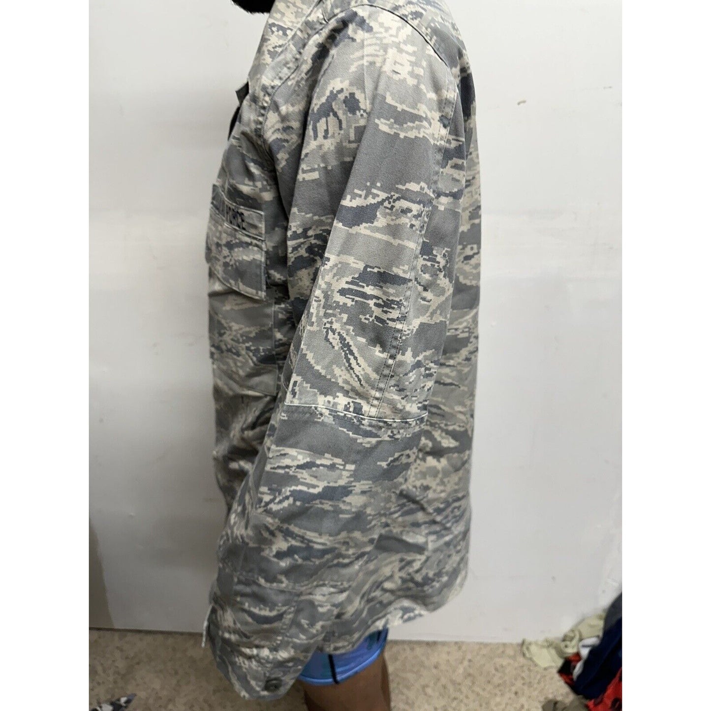 Men’s Civil Air Patrol USAF Abu Airman Battle Uniform Top Blouse Jacket 40XL