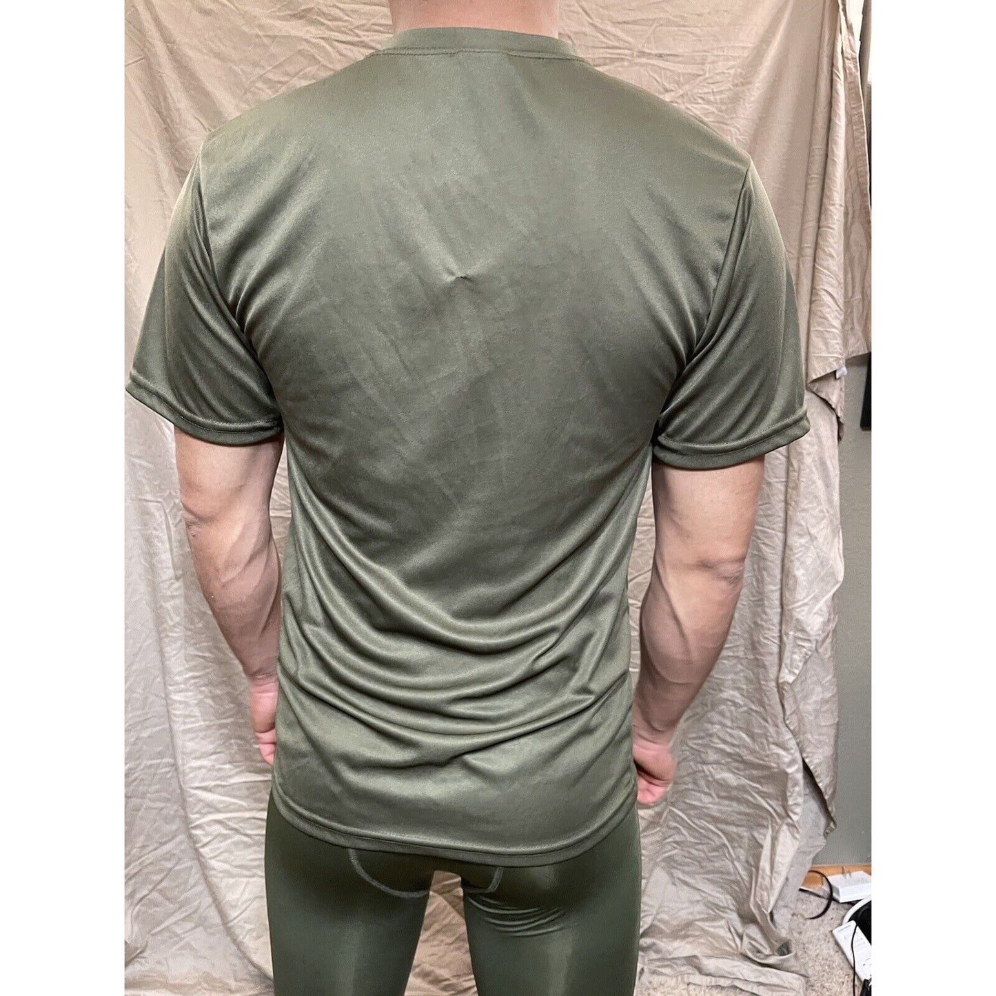 Men's Augusta Sportswear Moisture Management Athletic shirt Olive Green Small