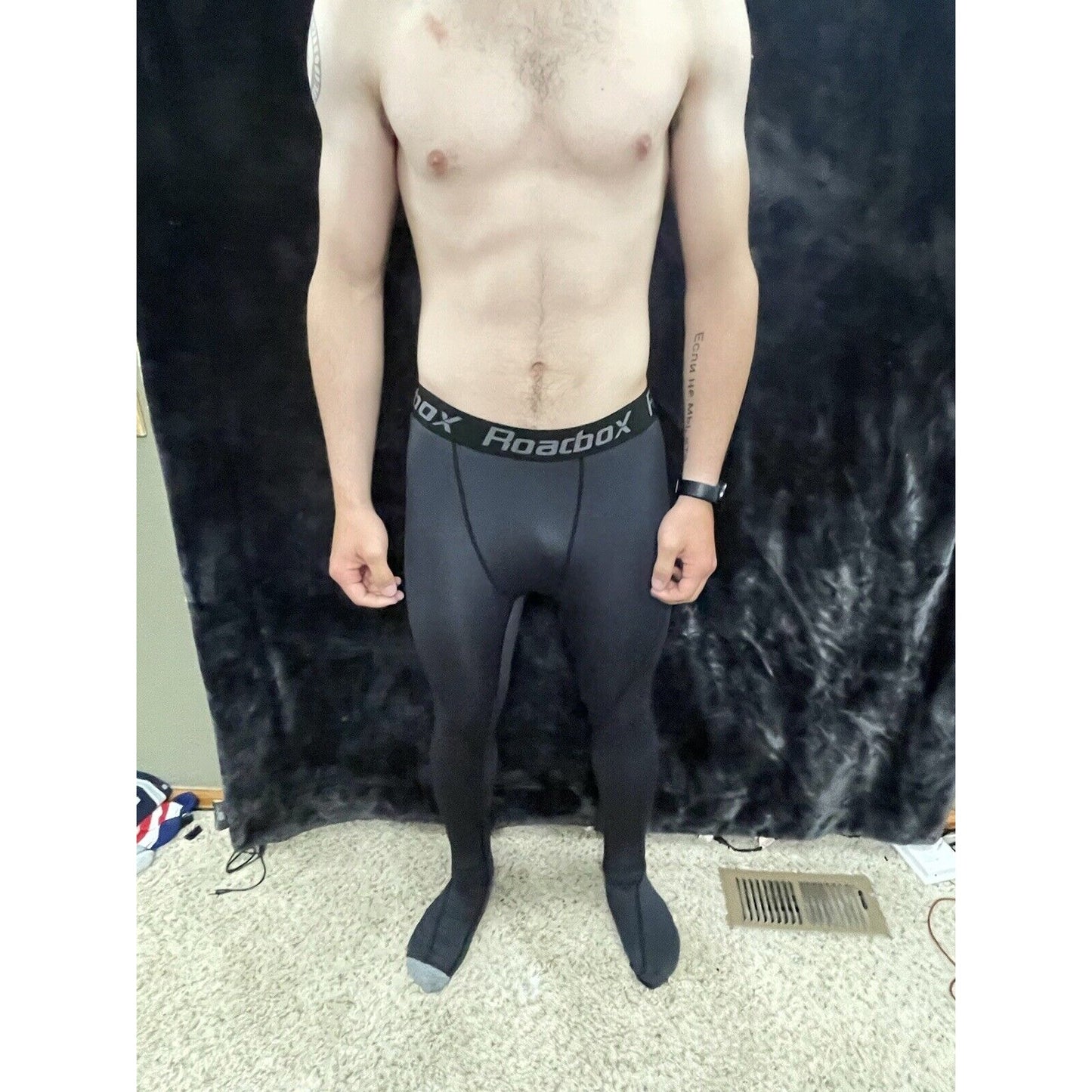 Men’s Dark Gray Roacbox Base Layer medium pants