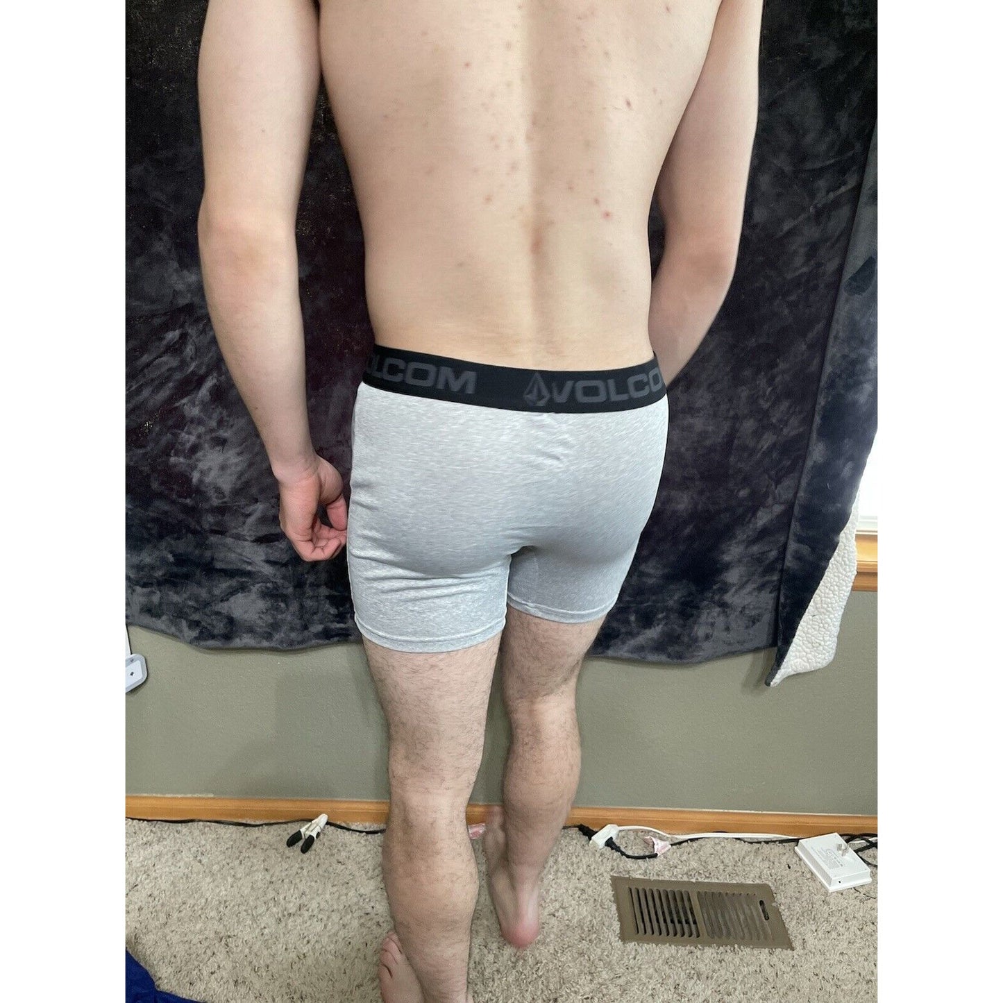 Men’s Small Icy Gray 32 Degrees Cool Boxer Briefs New