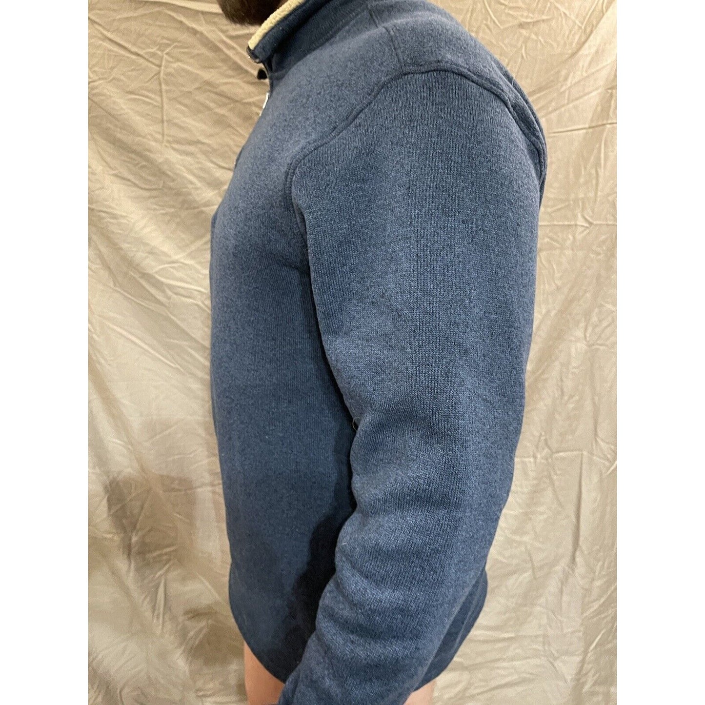 Men's Arrow XL blue quarter zip pullover sweater