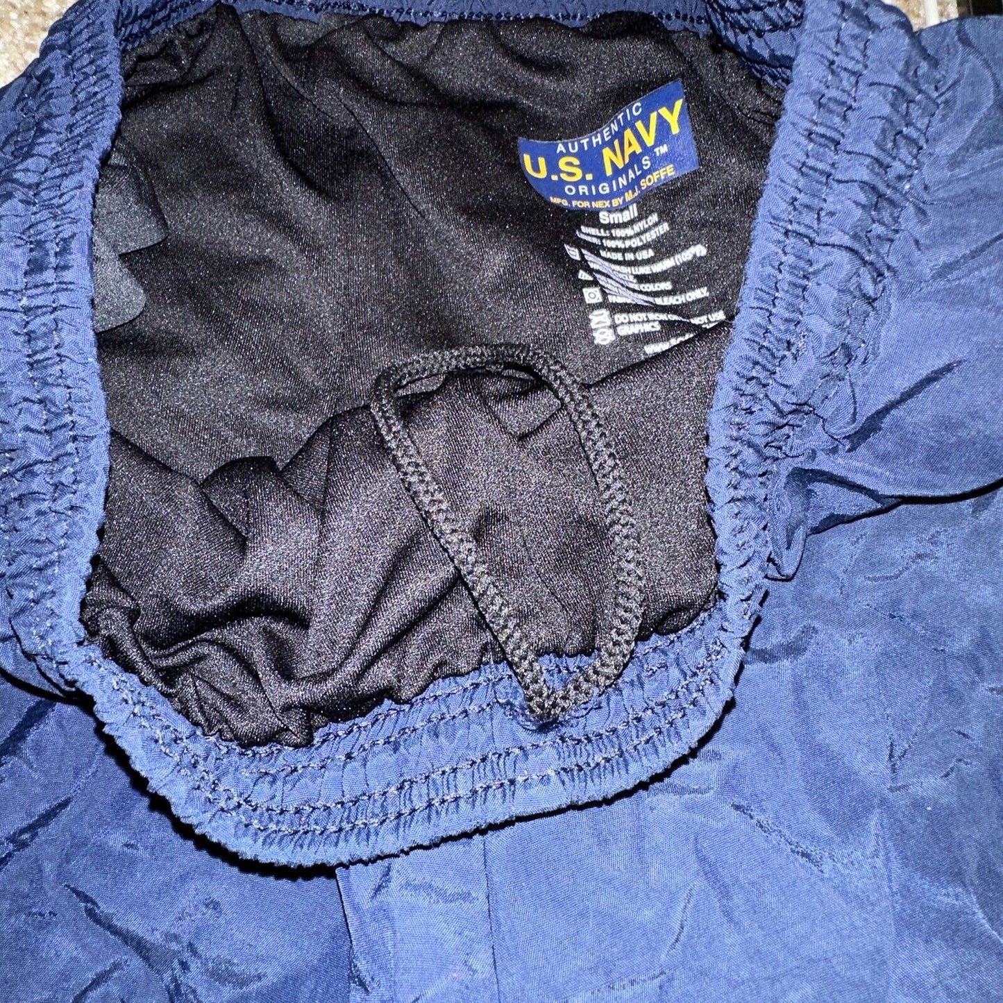 men’s us navy soffe small pt shorts