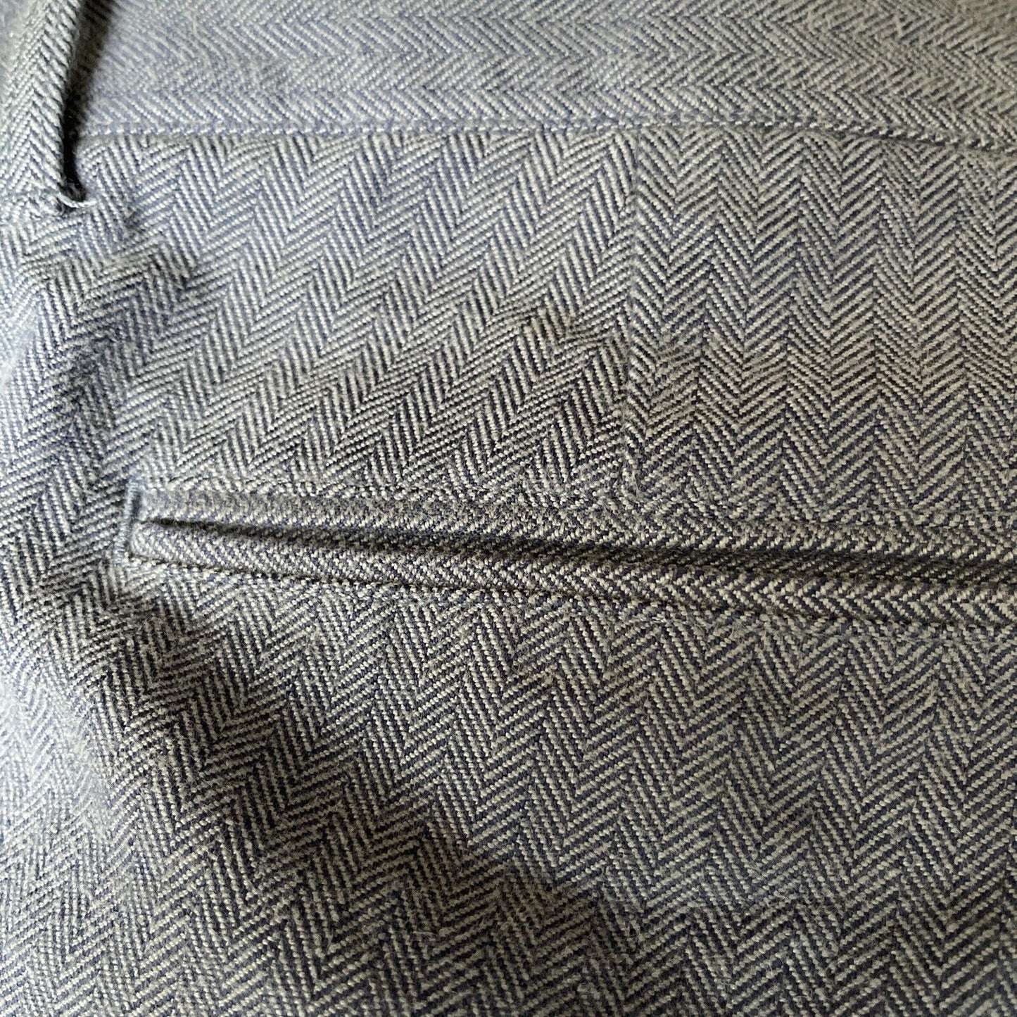 J. Crew Men’s Bluish Gray Cotton Dress Pants The Driggs 33 X 30