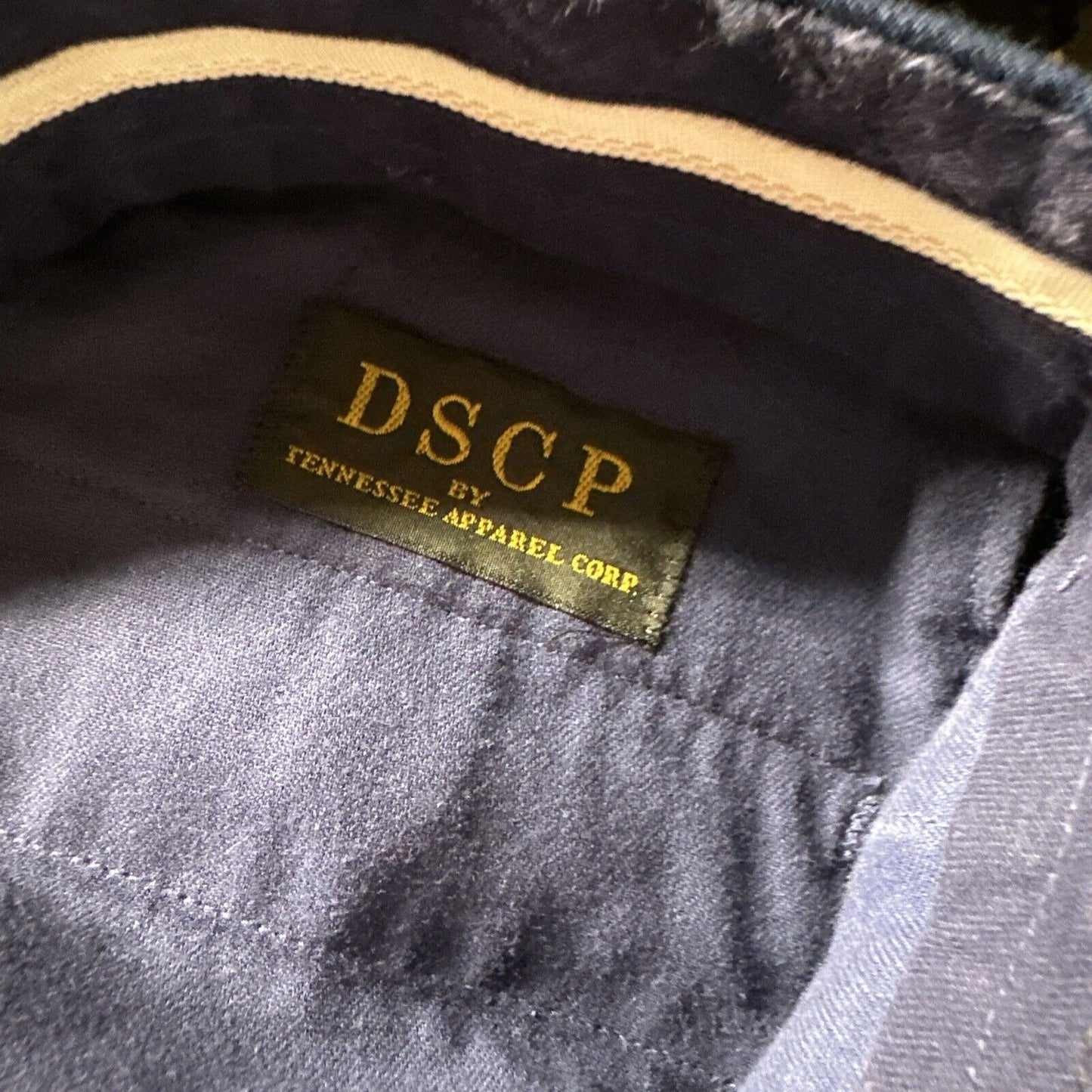 Men’s Blue Air Force Uniform Dress Pants Trousers 35L C Poly Wool