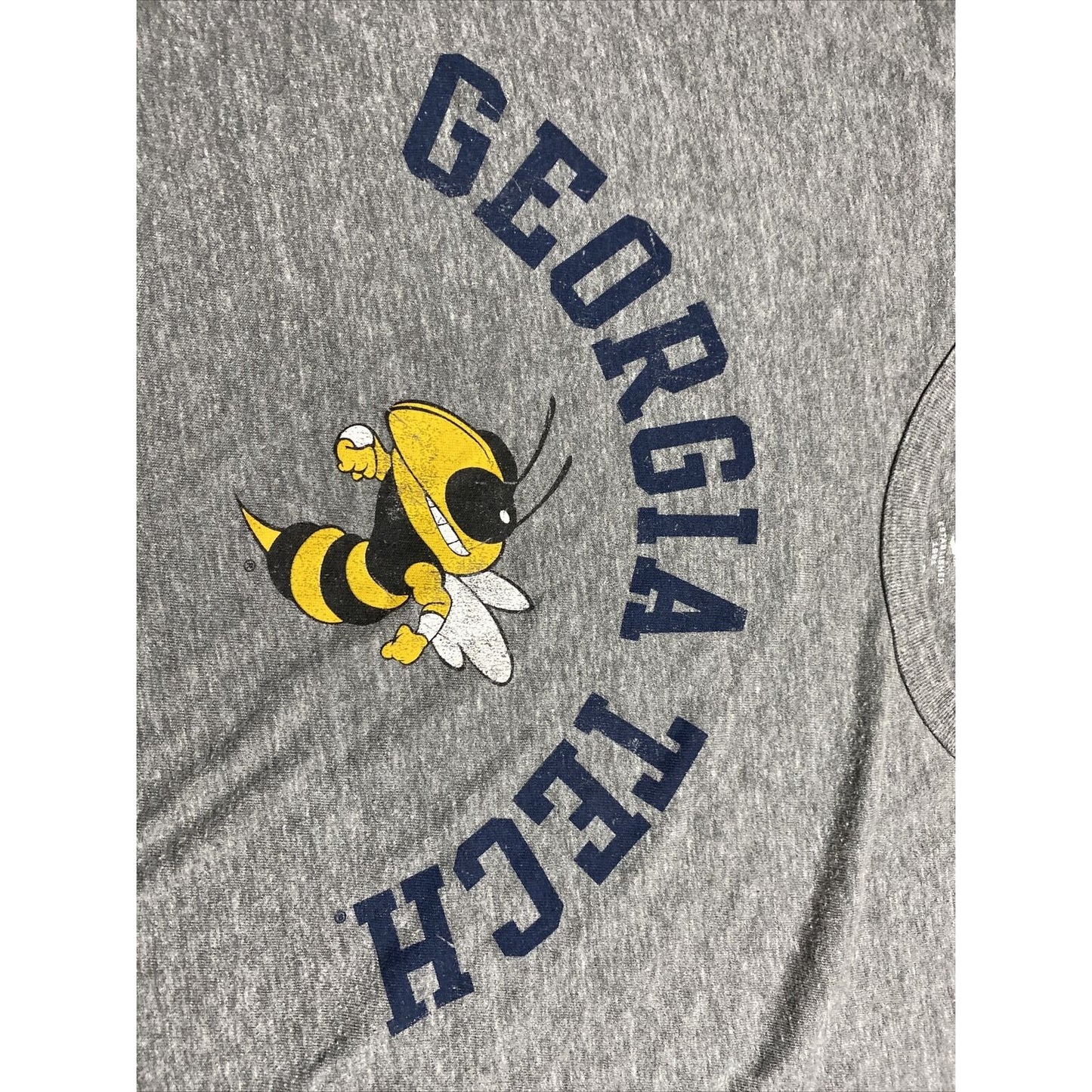 Georgia Tech Yellow Jackets League Men’s XXL Gray T-shirt