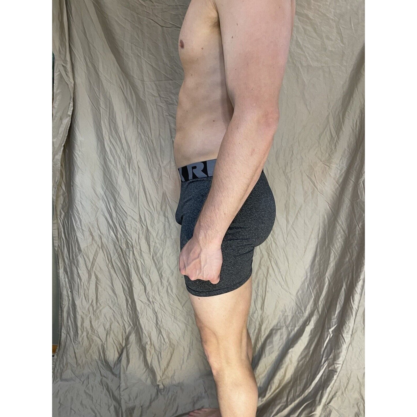 men's RBX Dark gray large compression boxer briefs