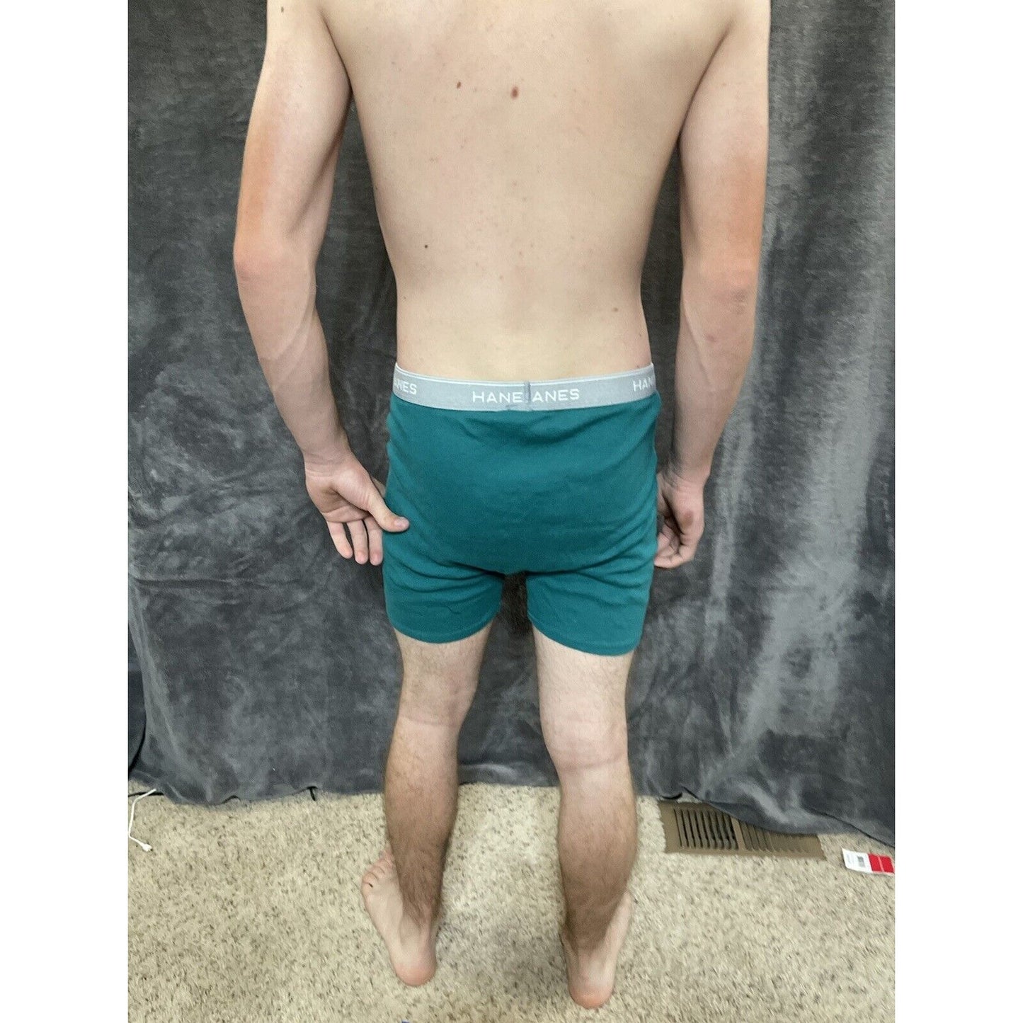 men's green hanes XL boxer brief comfort flex