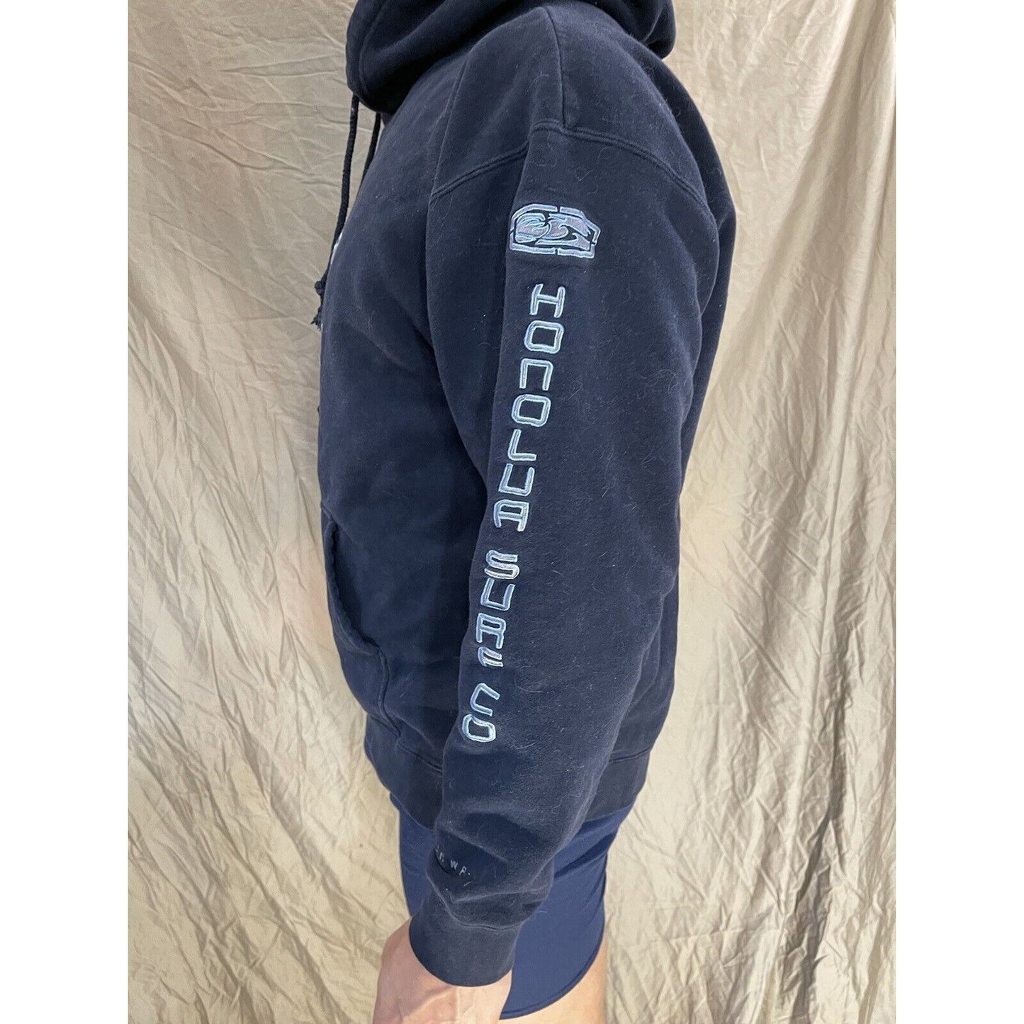 men's black large honolua surf co hoodie pullover hawaii