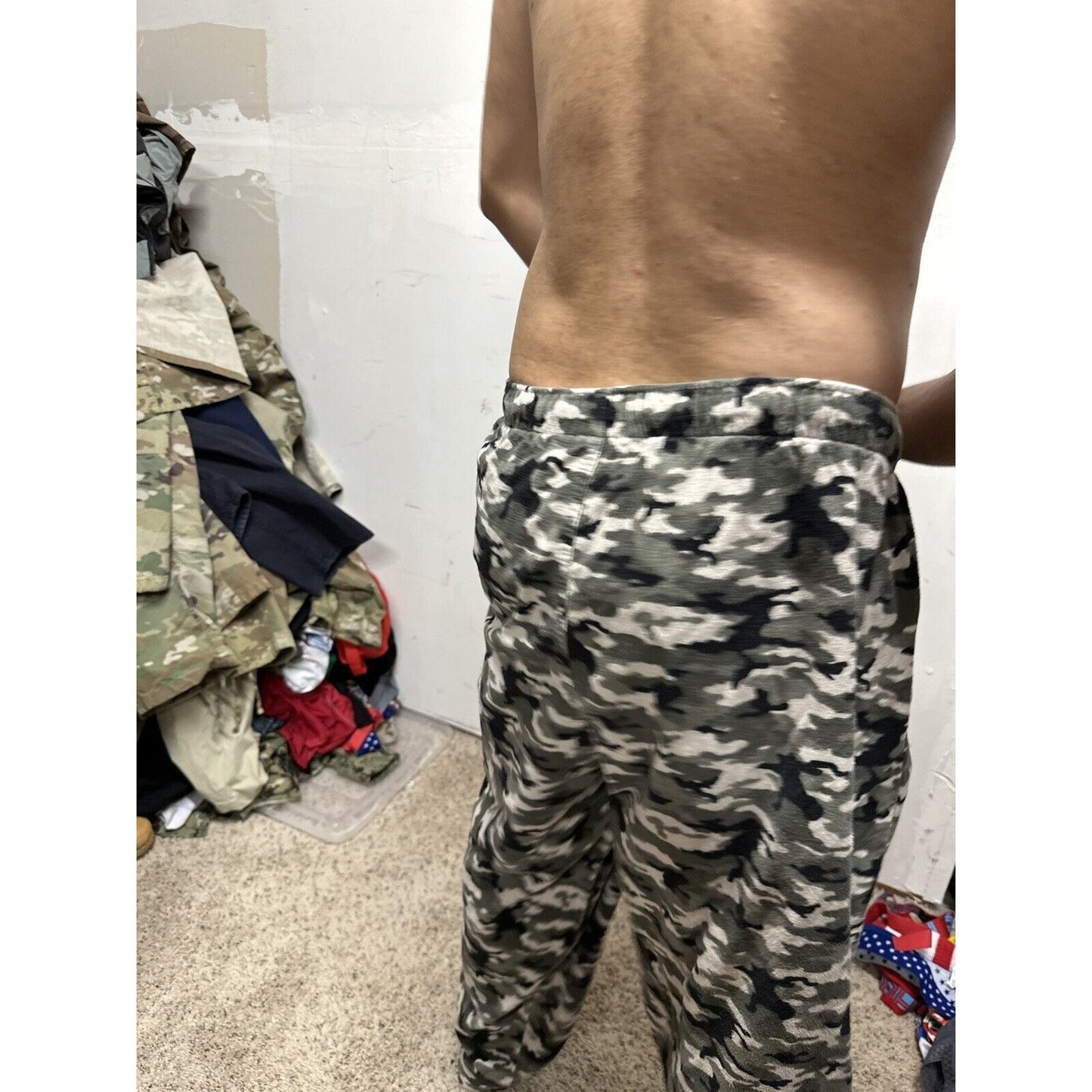 Men’s XXL Joe Boxer Camo Pajama Bottoms Lounge Pants With Pockets