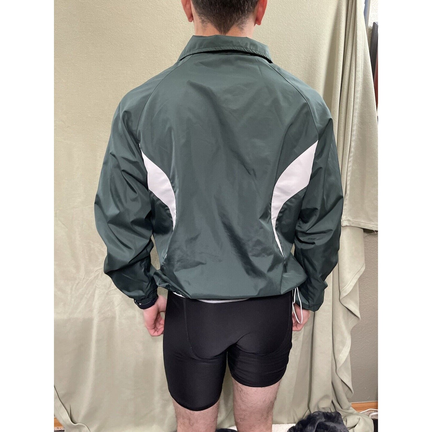 Falcon Tennis Men’s Small Holloway Windbreaker Jacket Dark Green