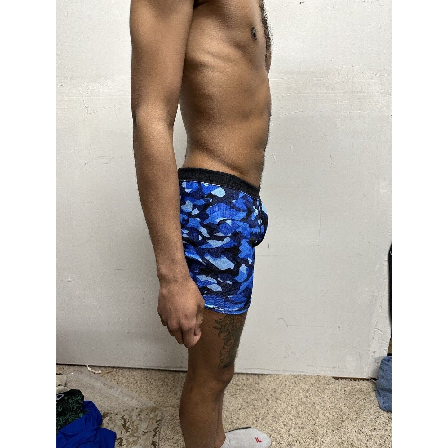 Boys XL blue Camo Hanes boxer briefs