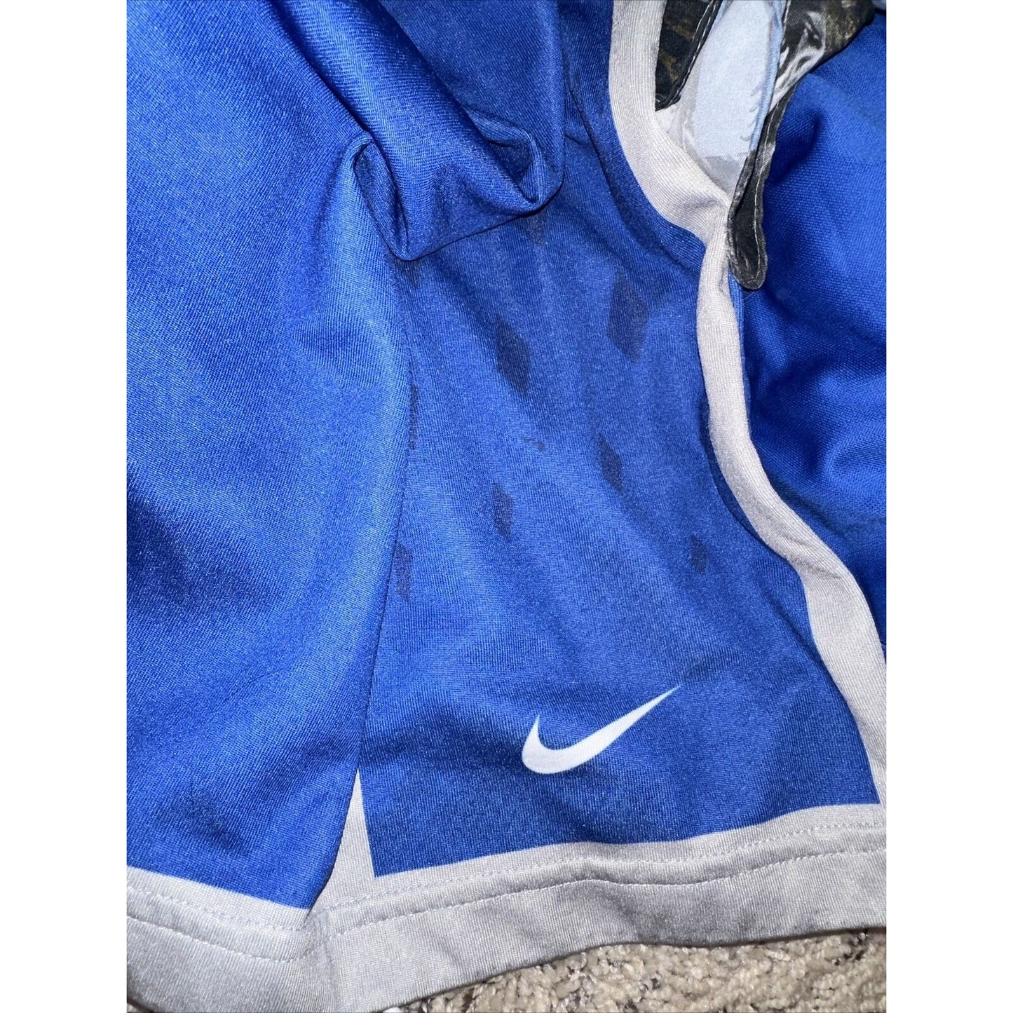 Men’s Blue Nike Medium Shorts Athletic No Pockets