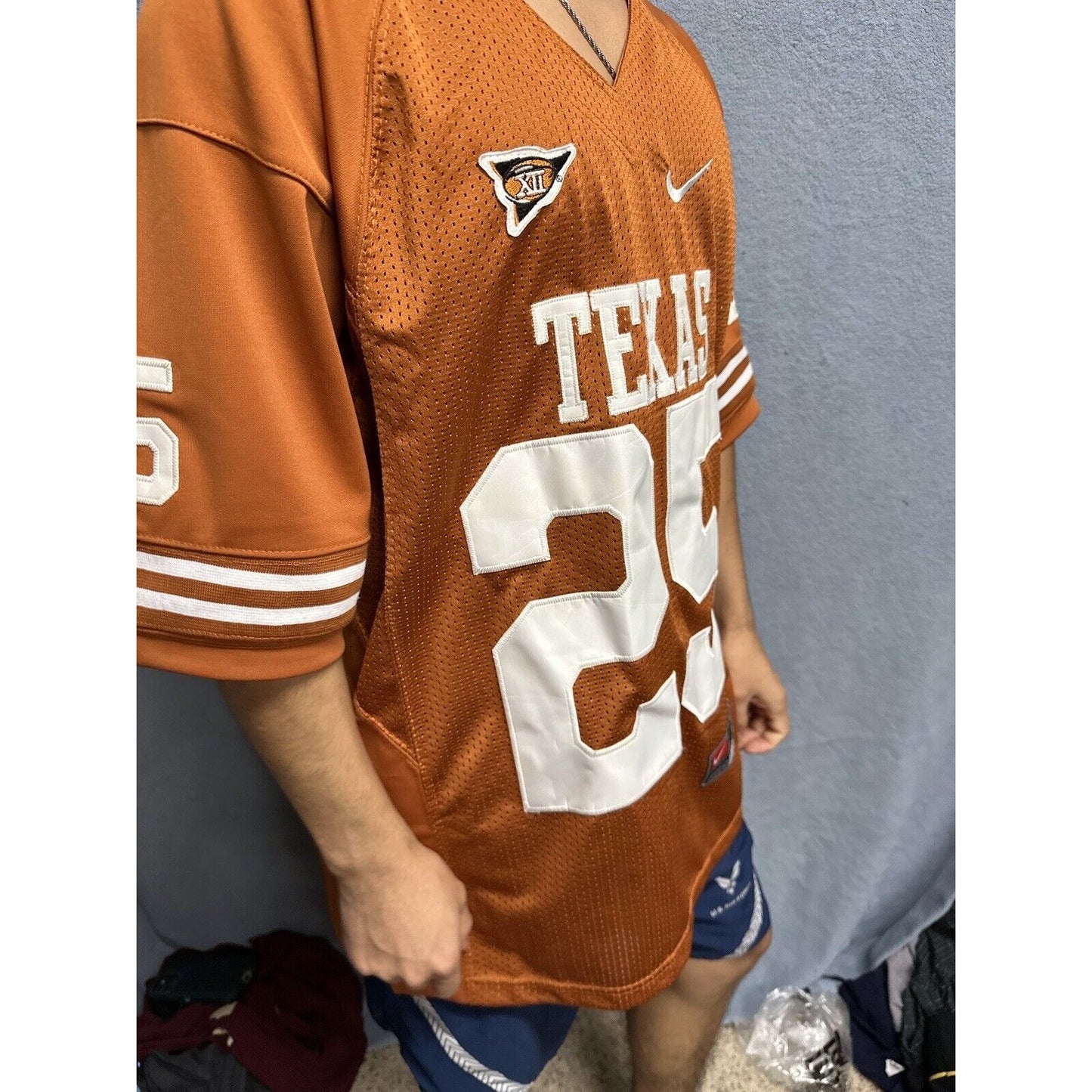 Men’s Texas Longhorns Size 48 Team Nike #25 Football Jersey