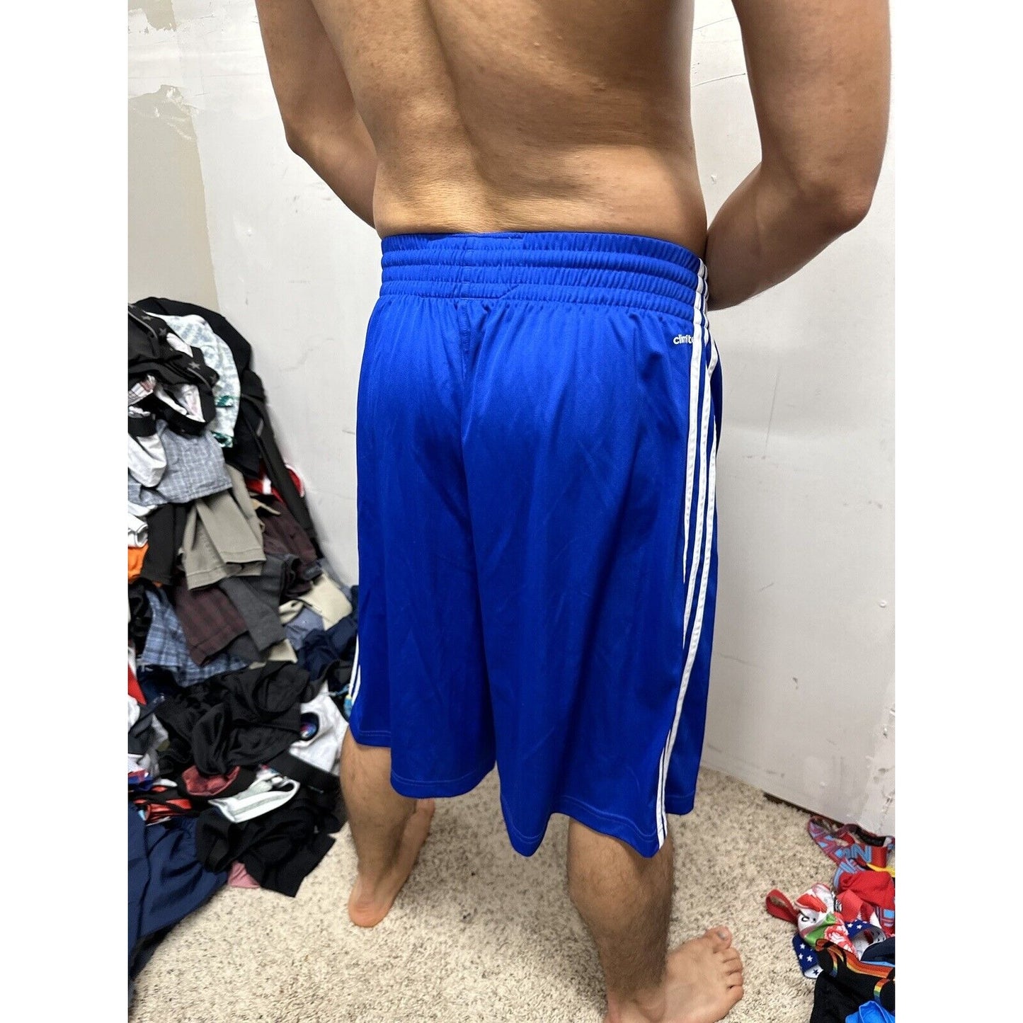 Men’s Blue Adidas Medium United States Coast Guard Academy Athletic Shorts