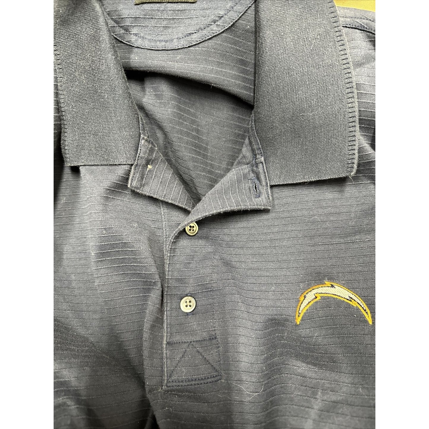 Men’s Blue San Diego Chargers Greg Normal XL Polo Shirt Dark Blue