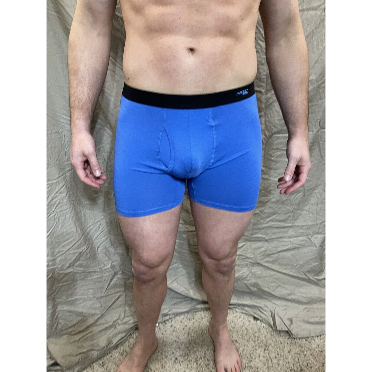 men's blue inersy weekly medium compression shorts