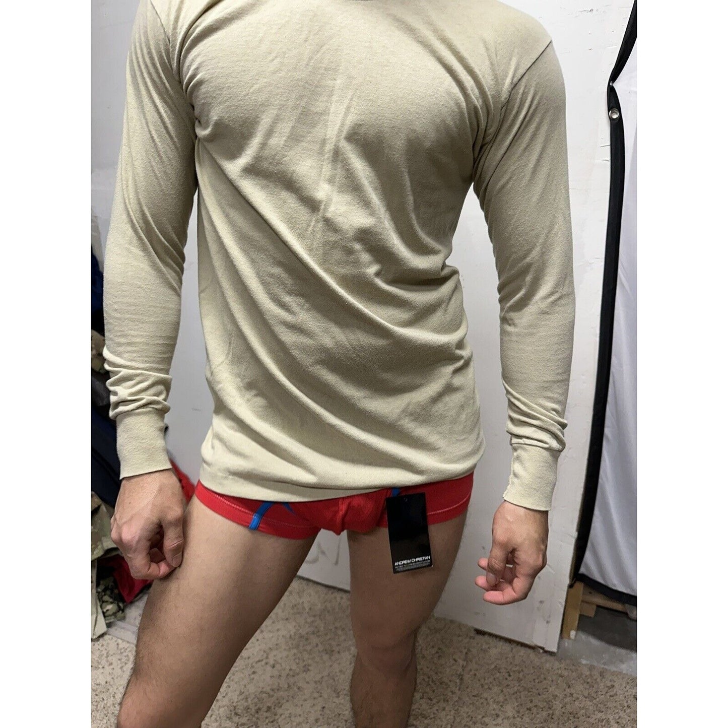 Men’s Duke Athletic Products Long Sleeve Desert Sand Civil Air Patrol USAF Shirt