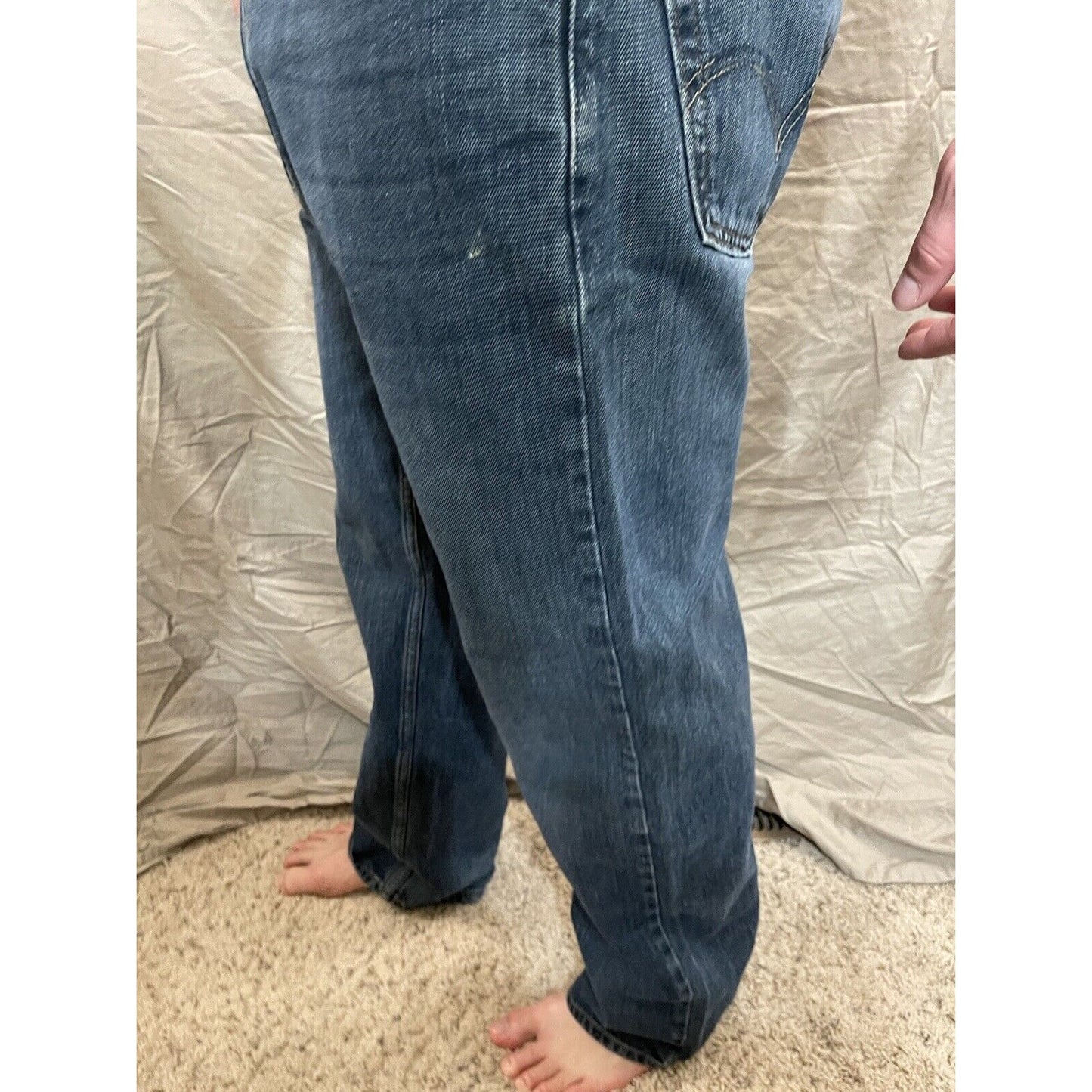 Levi's 559 Men's Blue Jeans Relaxed Fit Straight Size 36 X 32 Denim Fast Ship