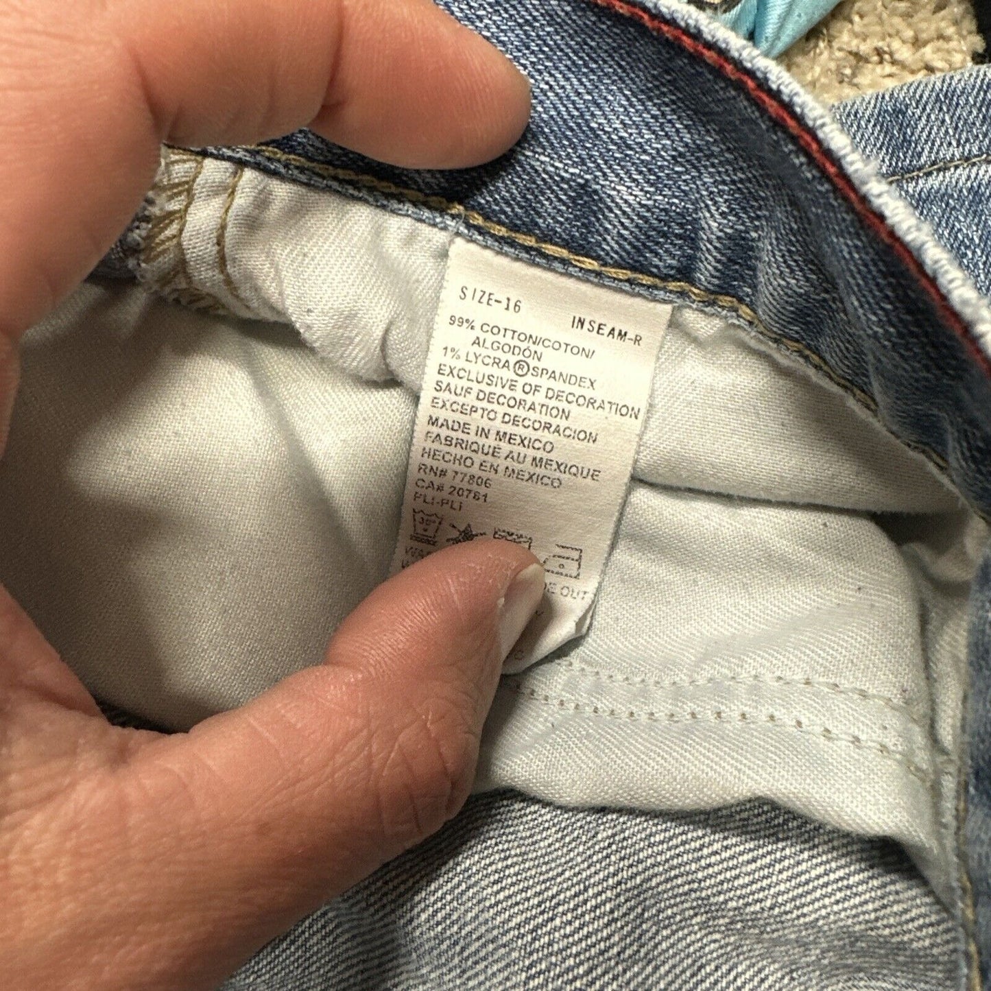 Men’s Tommy Hilfiger Low Rise Flare Size 16 Inseam R