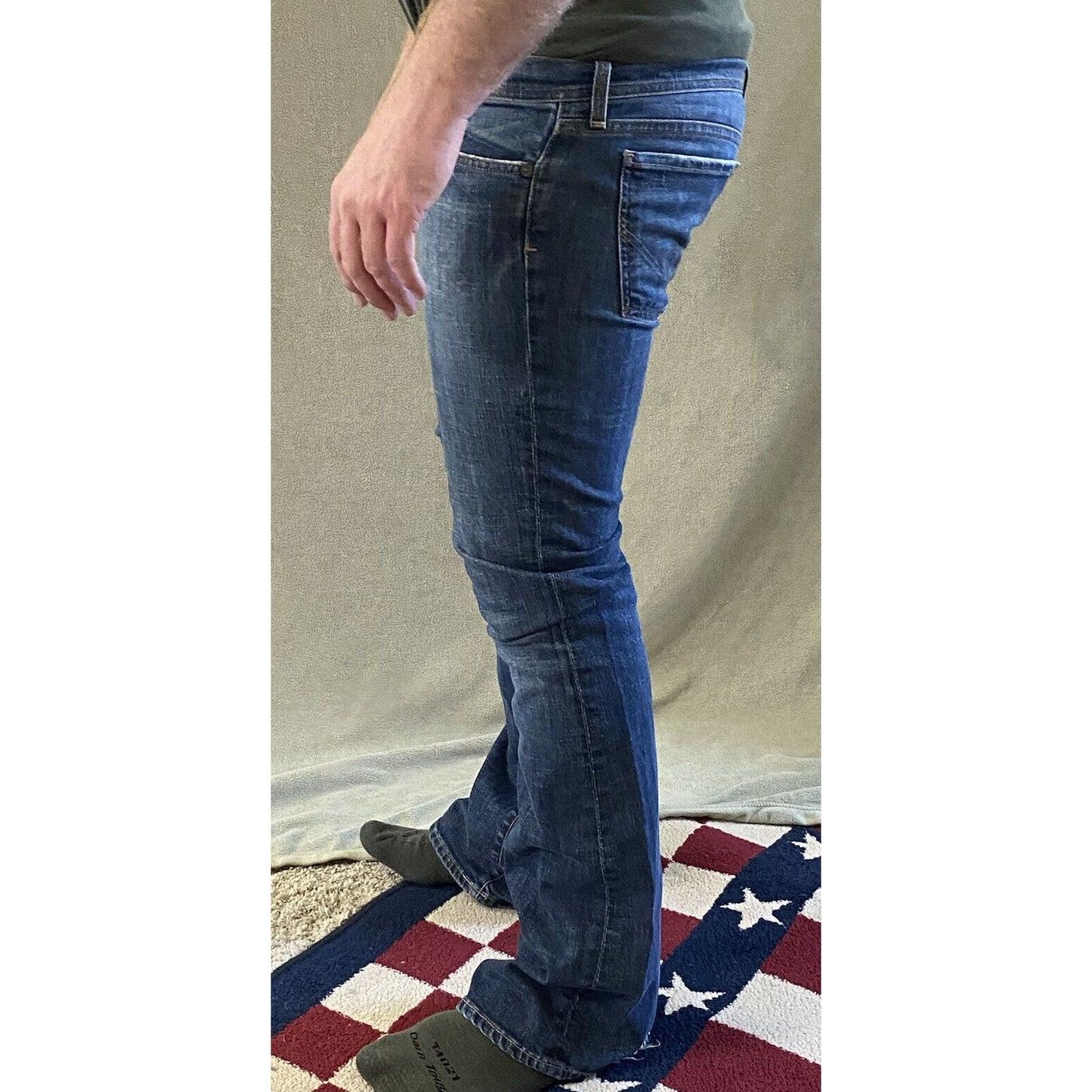 Citizens Of Humanity COH Women’s 31x32 Simone Stretch #105 Low Waist Flair Jeans