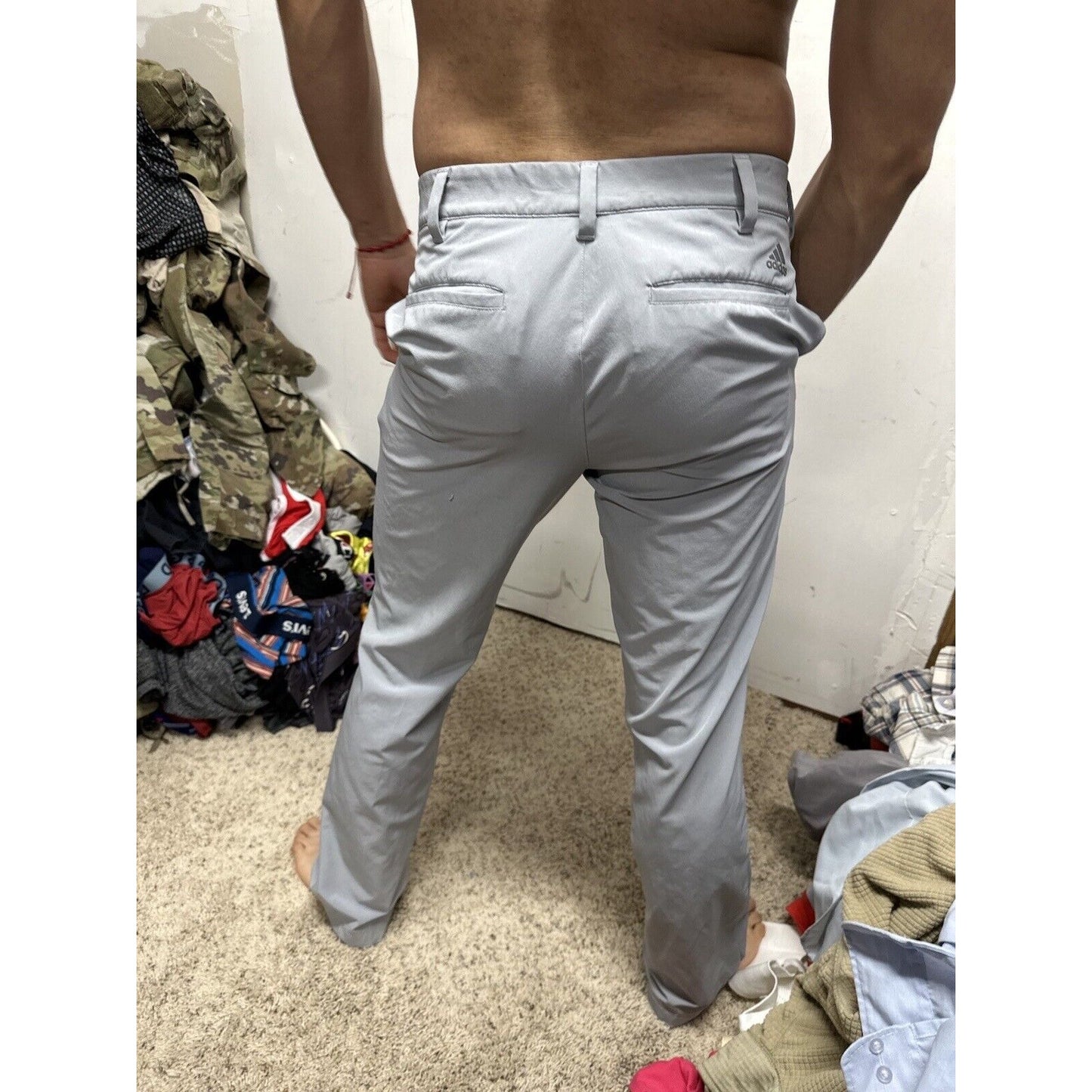 Men’s Adidas 30 X 32 Flex Pants Gray Very Soft