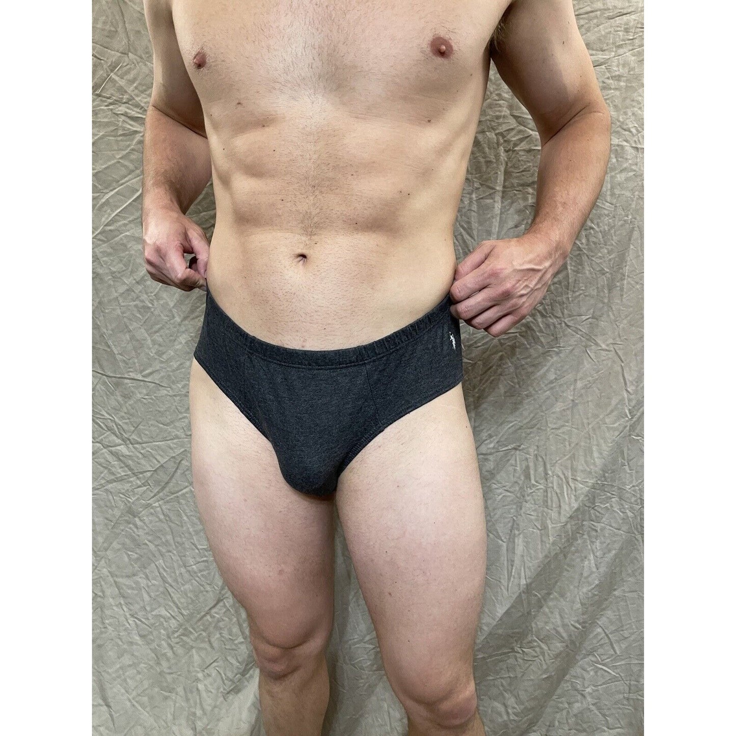 men's XL dark gray u.s. polo assn brief