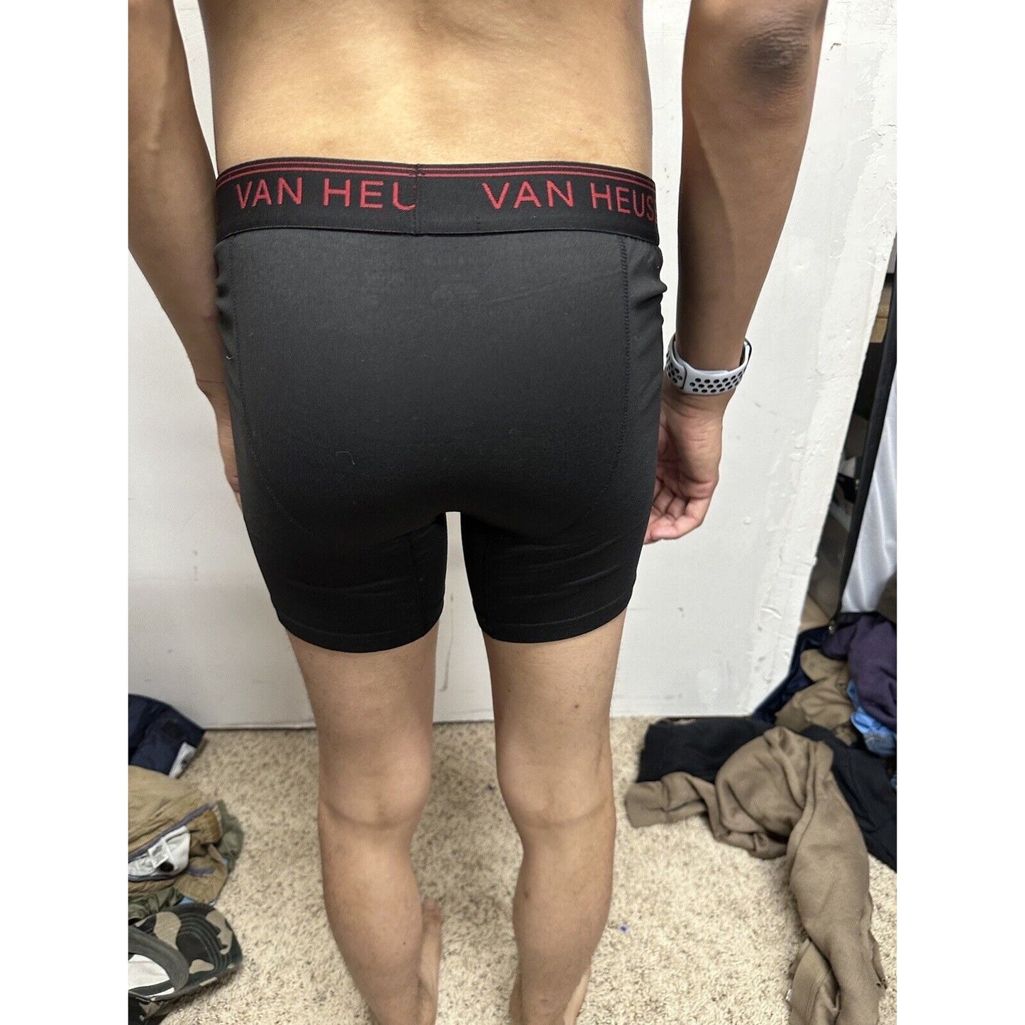 Men’s Black Van Heusen Medium Compression Shorts