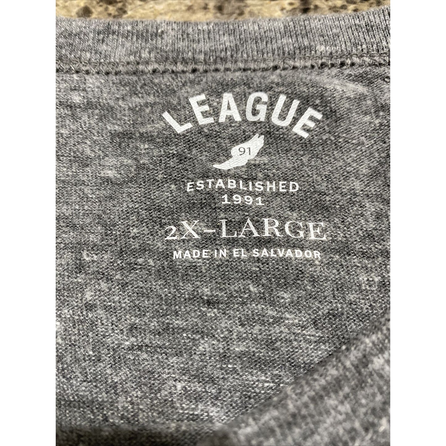 Georgia Tech Yellow Jackets League Men’s XXL Gray T-shirt