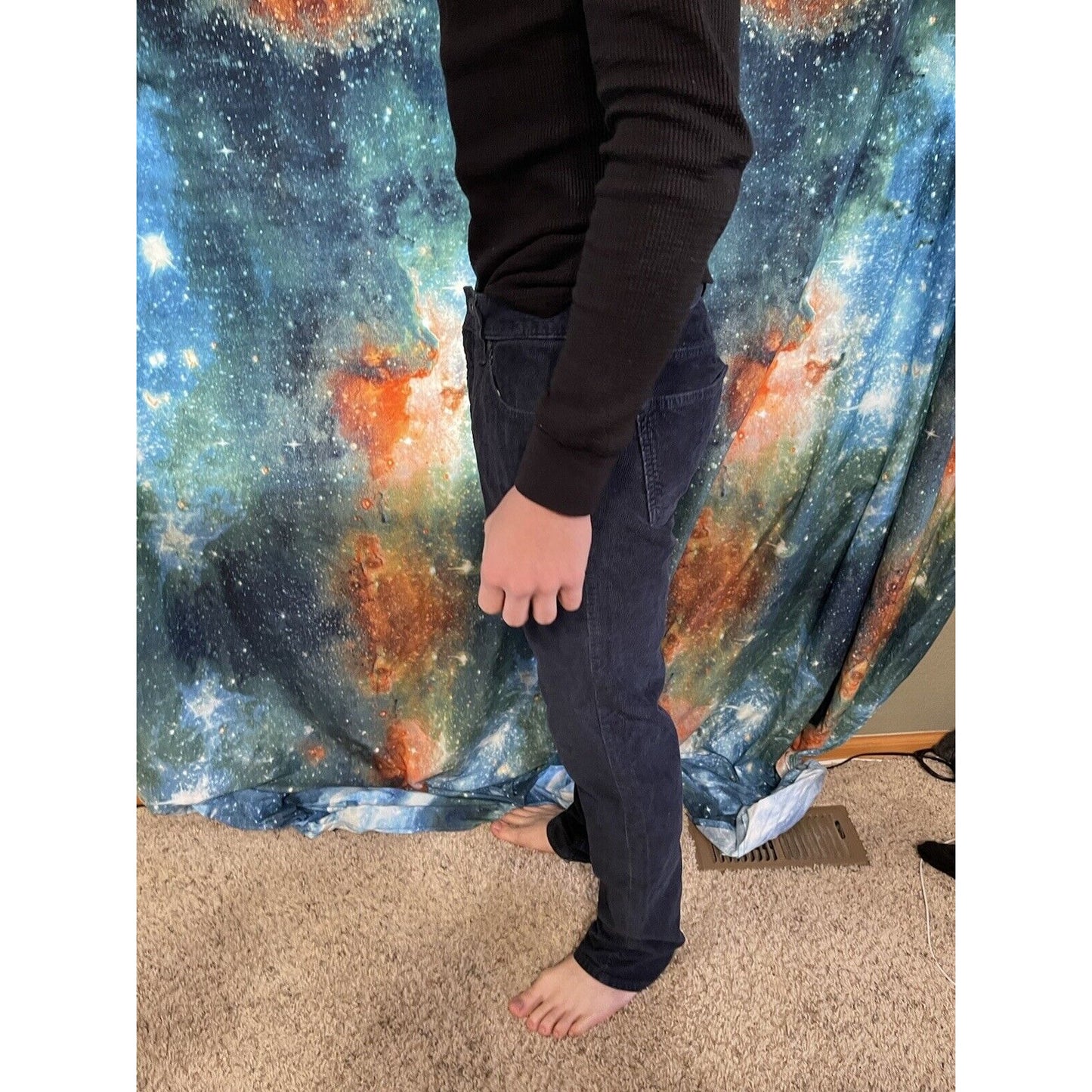 Men’s Old Navy Dark Blue Slim 32” x 34” courduroy pants