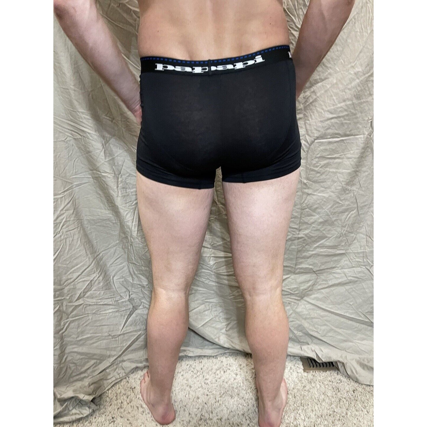 men's black papi small compression shorts