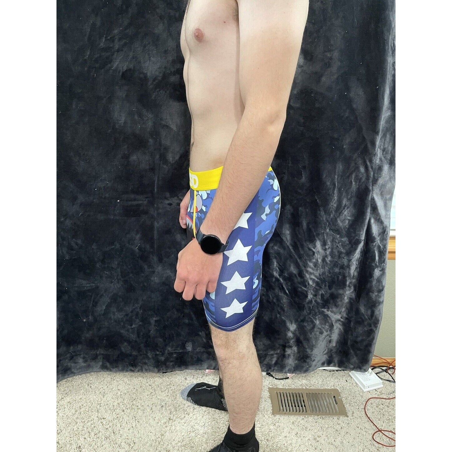 PSD Men’s Medium Merican Warface Boxer Briefs Blue Camo New