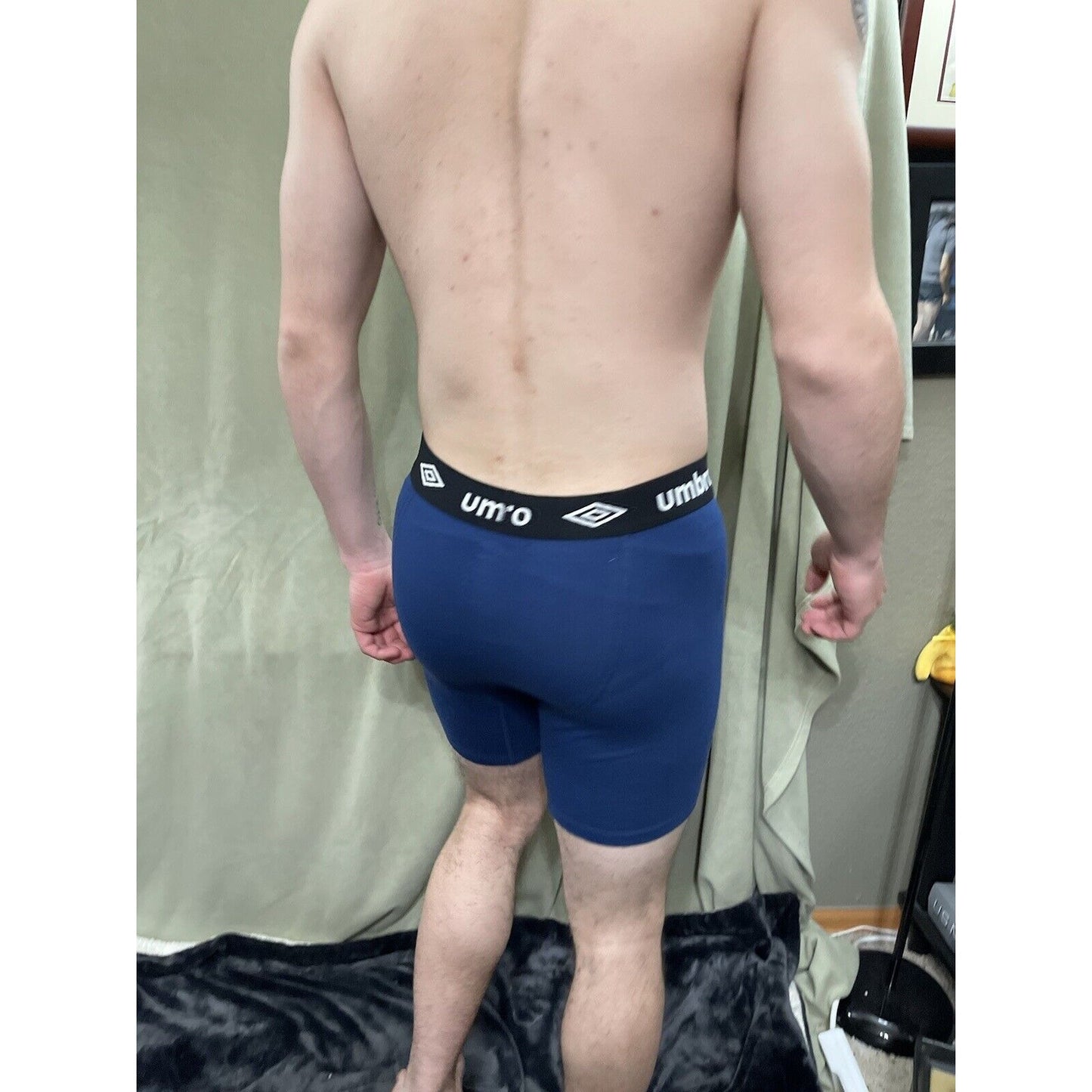 Umbro Men’s Large Royal Blue Compression Shorts