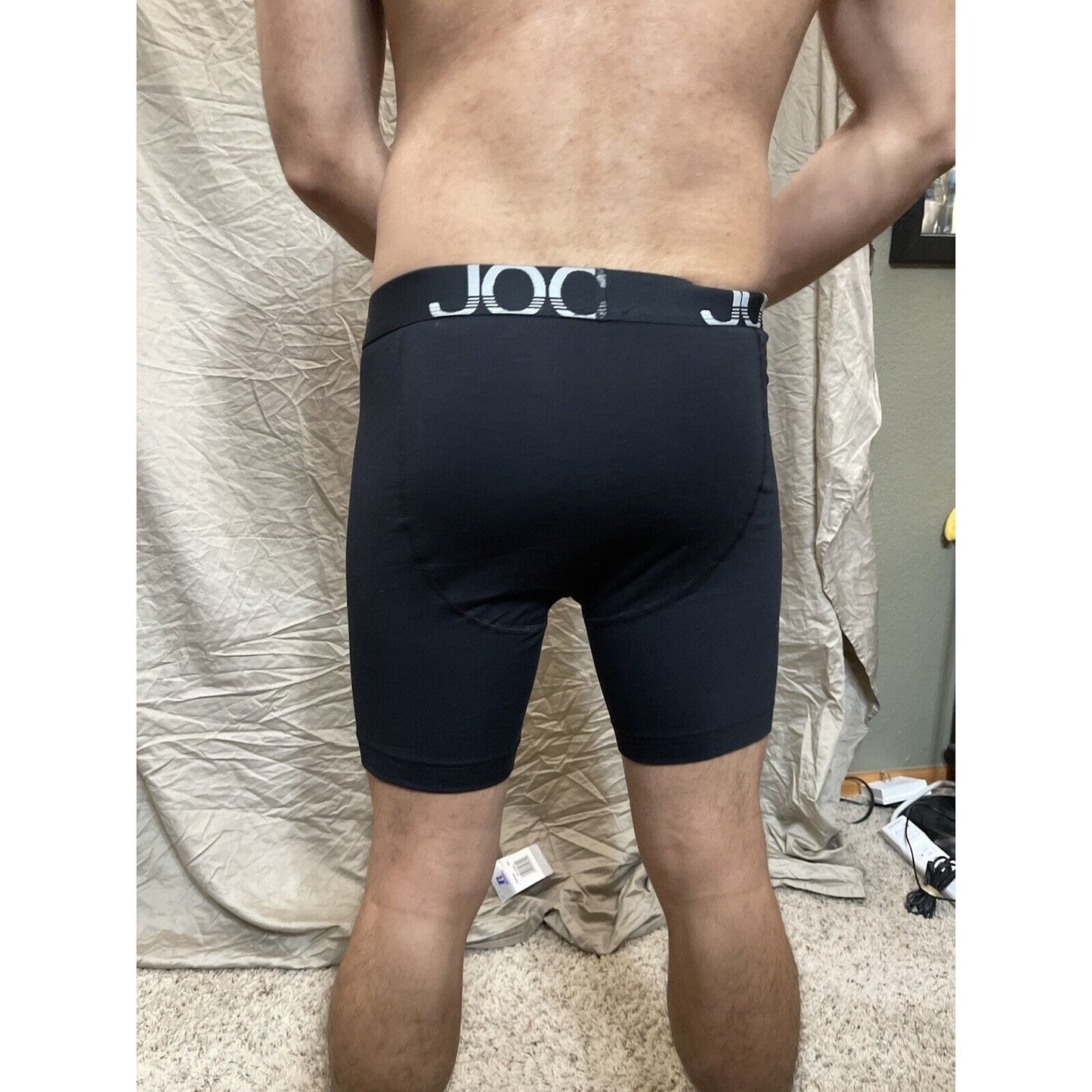 Men's black Jockey medium boxer briefs cotton spandex