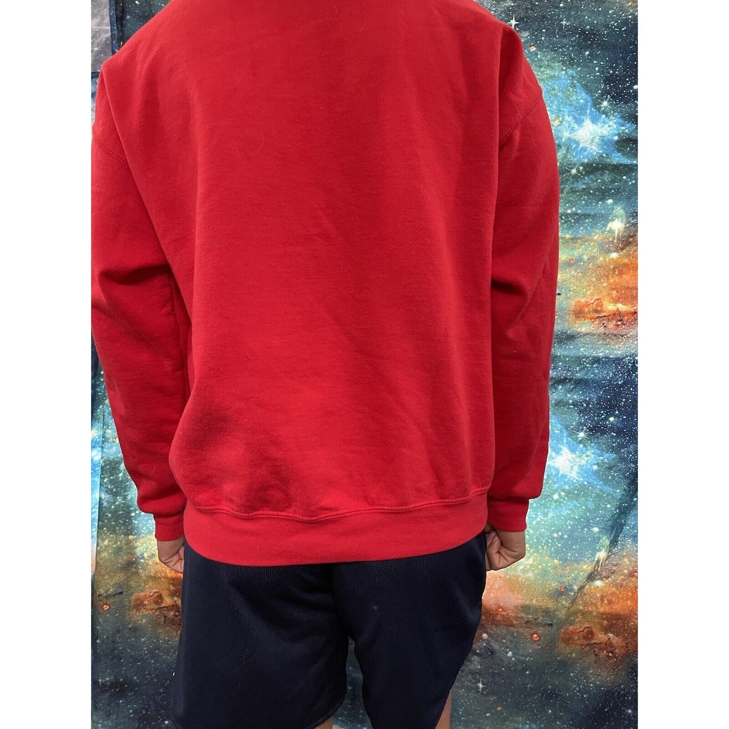 Men’s Gildan Red Large Say Watt #99 Hoodie
