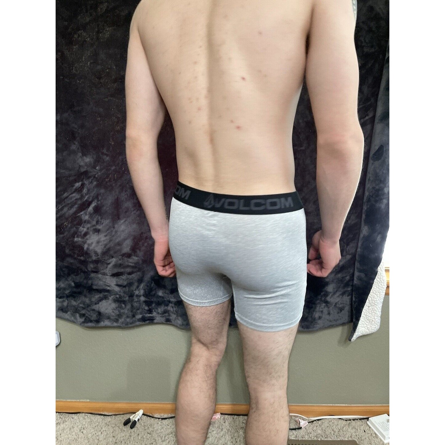 Men’s Small Icy Gray 32 Degrees Cool Boxer Briefs New