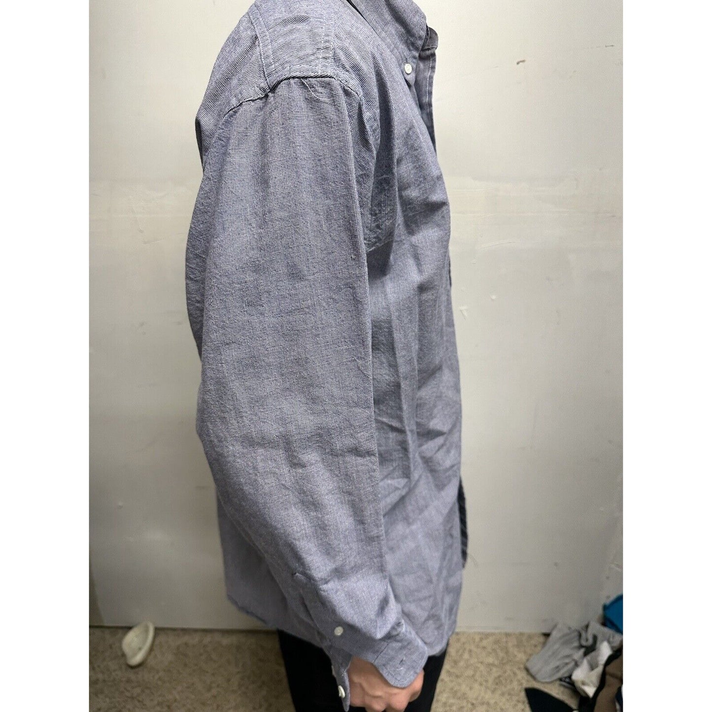 Men’s Blue Vantage Medium Long Sleeve Button Up Air Force Academy USAFA Shirt