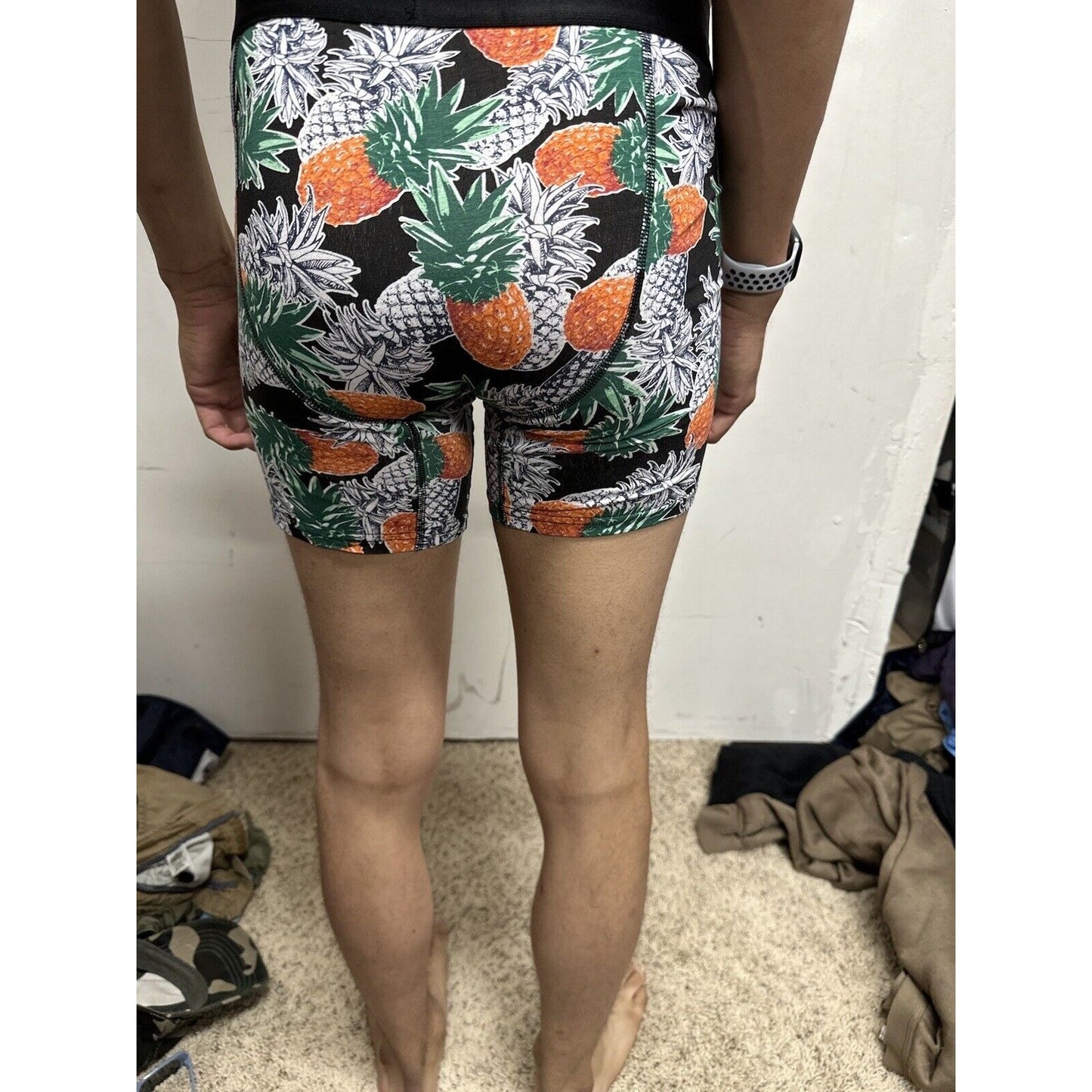 Men’s Pineapple Medium Multicolor 5% Spandex Boxer Briefs