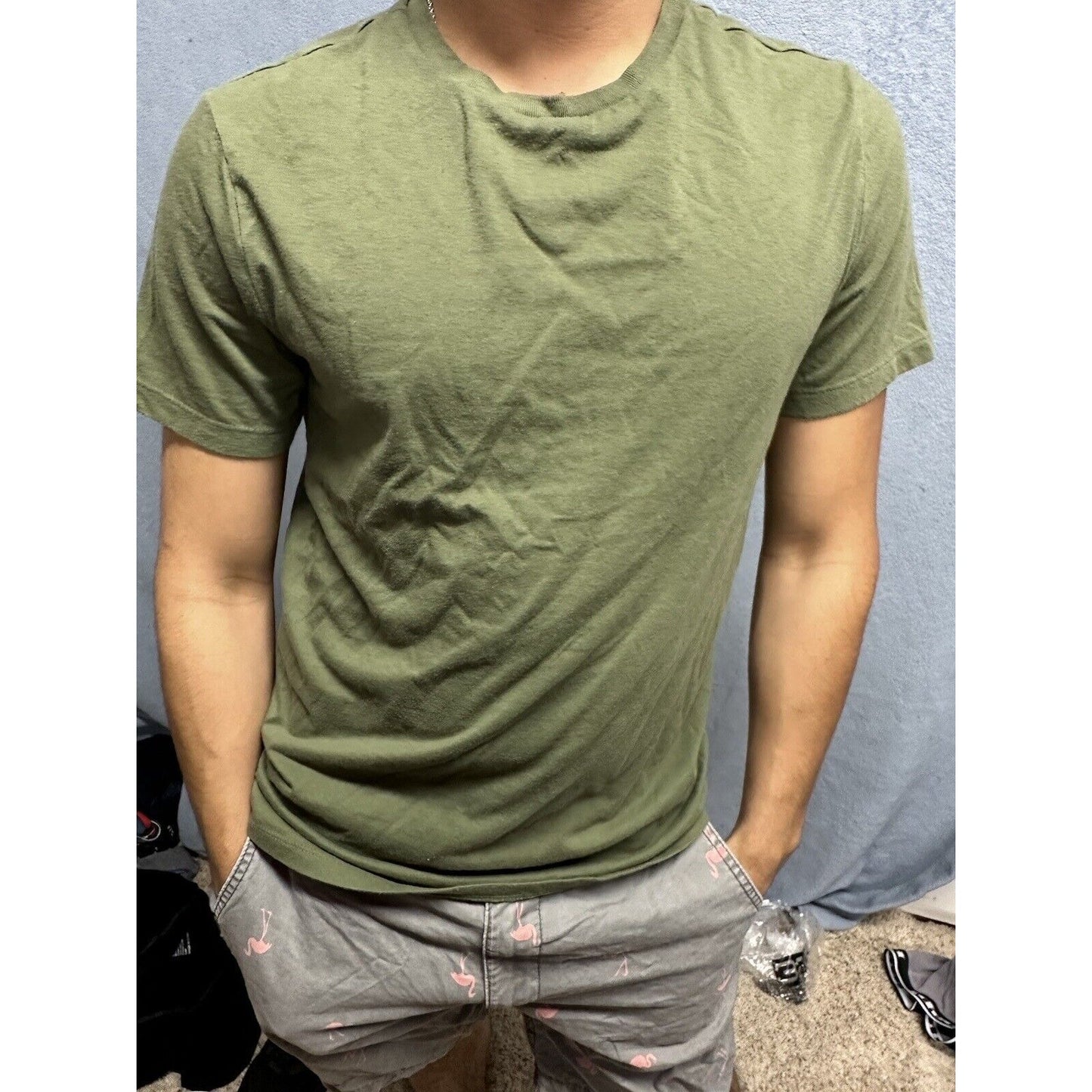 Men’s Olive Green Good Fellow Medium Lyndale Tee Tshirt