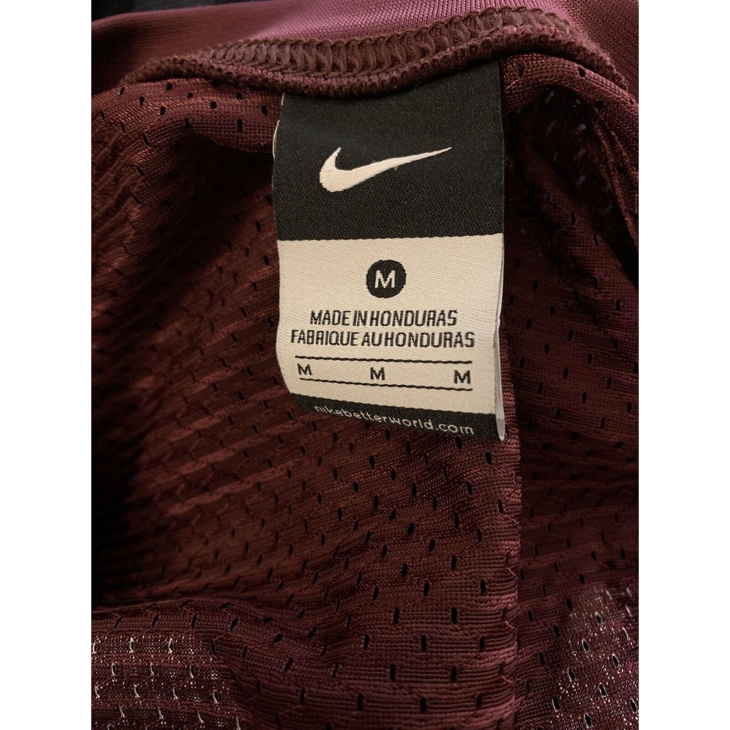 Nike Eagles Maroon Football Game Jersey Medium