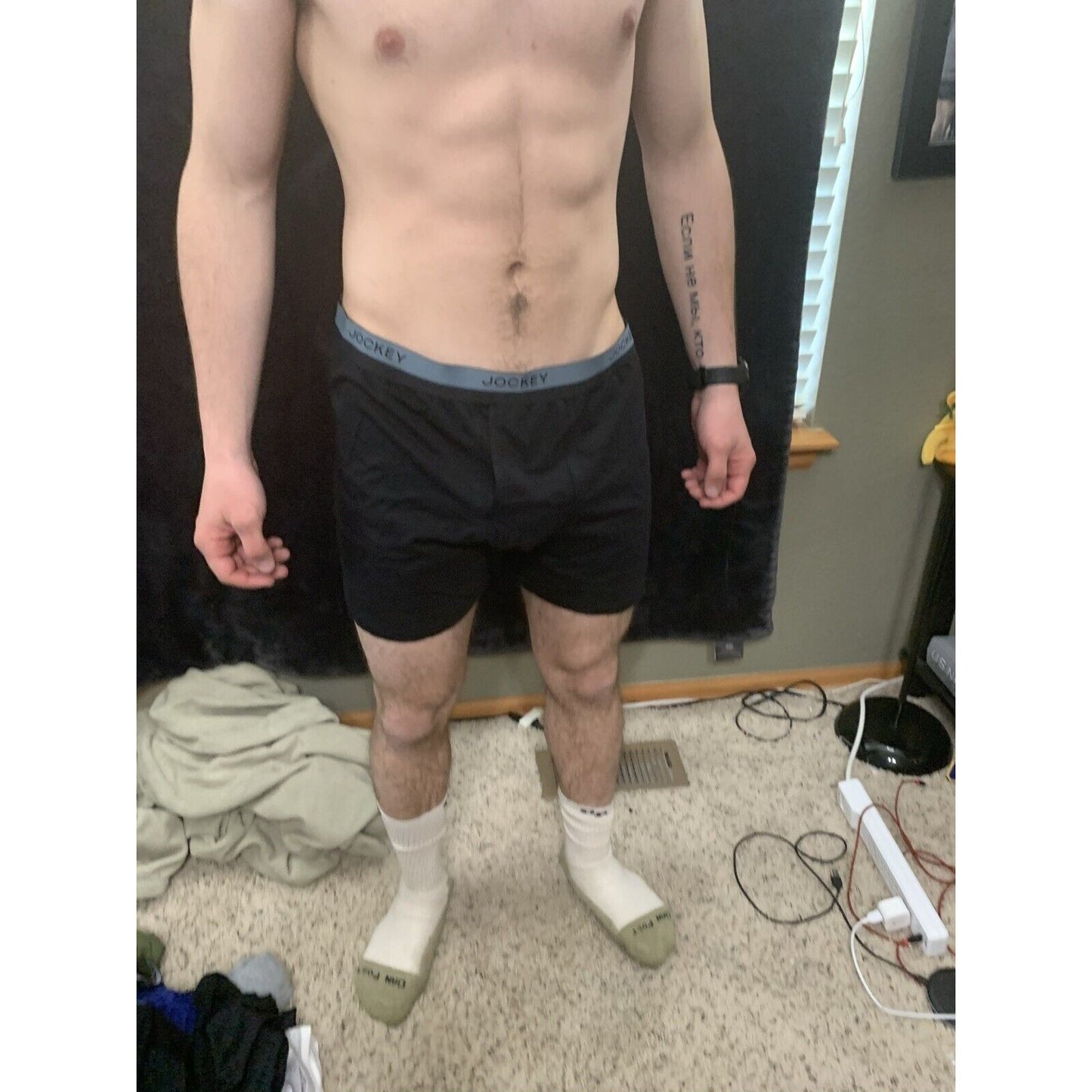 Men’s Jockey Black Ultimate Breathe Boxer Brief XL