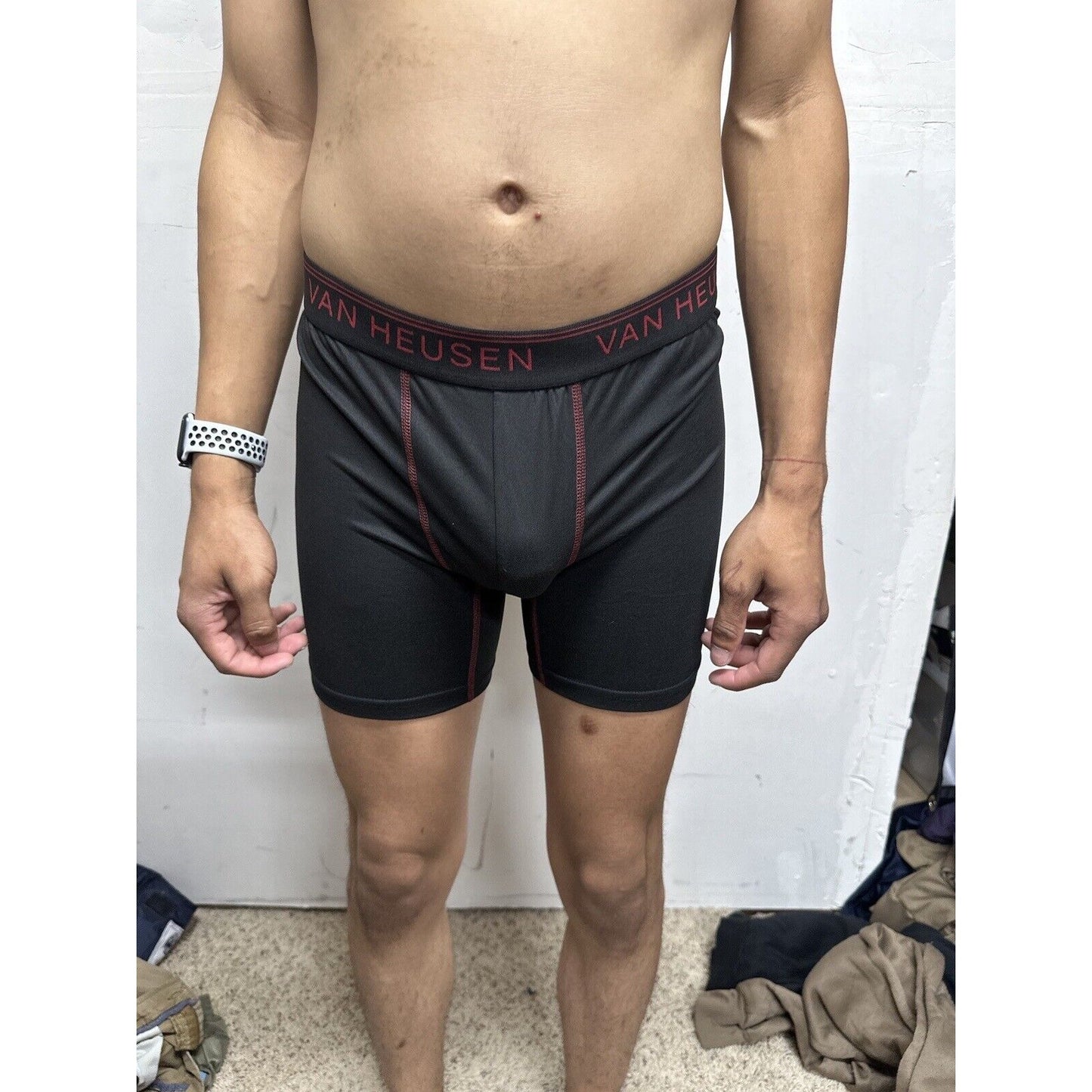 Men’s Black Van Heusen Medium Compression Shorts