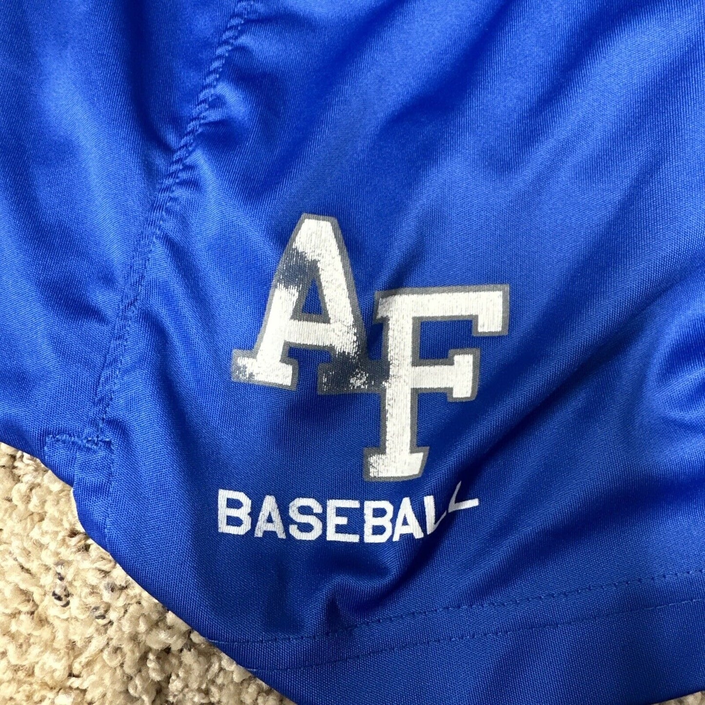 Men’s Blue Nike Dri Fit Large USAFA Air Force Academy Baseball Shorts