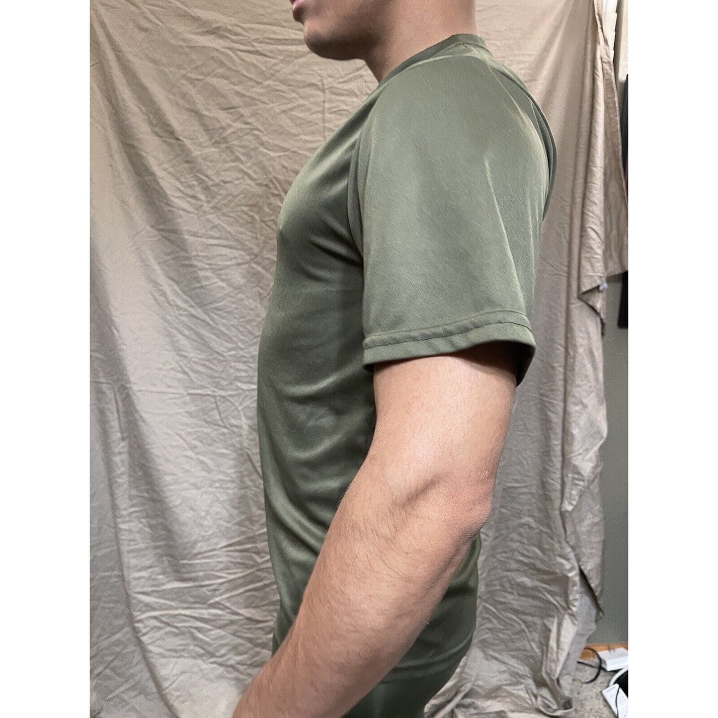 Men's Augusta Sportswear Moisture Management Athletic shirt Olive Green Small