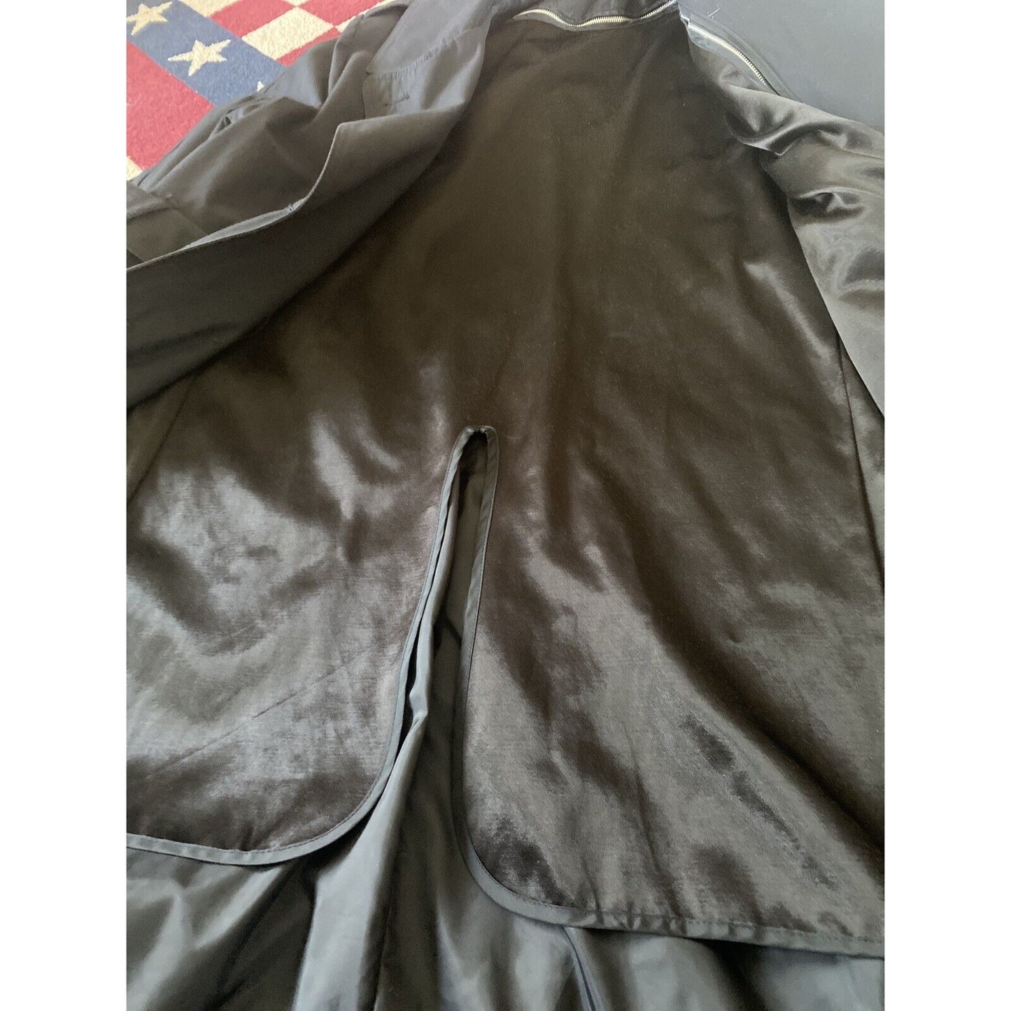 Women’s Black Double Breast Trench Coat DL DSCP Garrison Collection Military